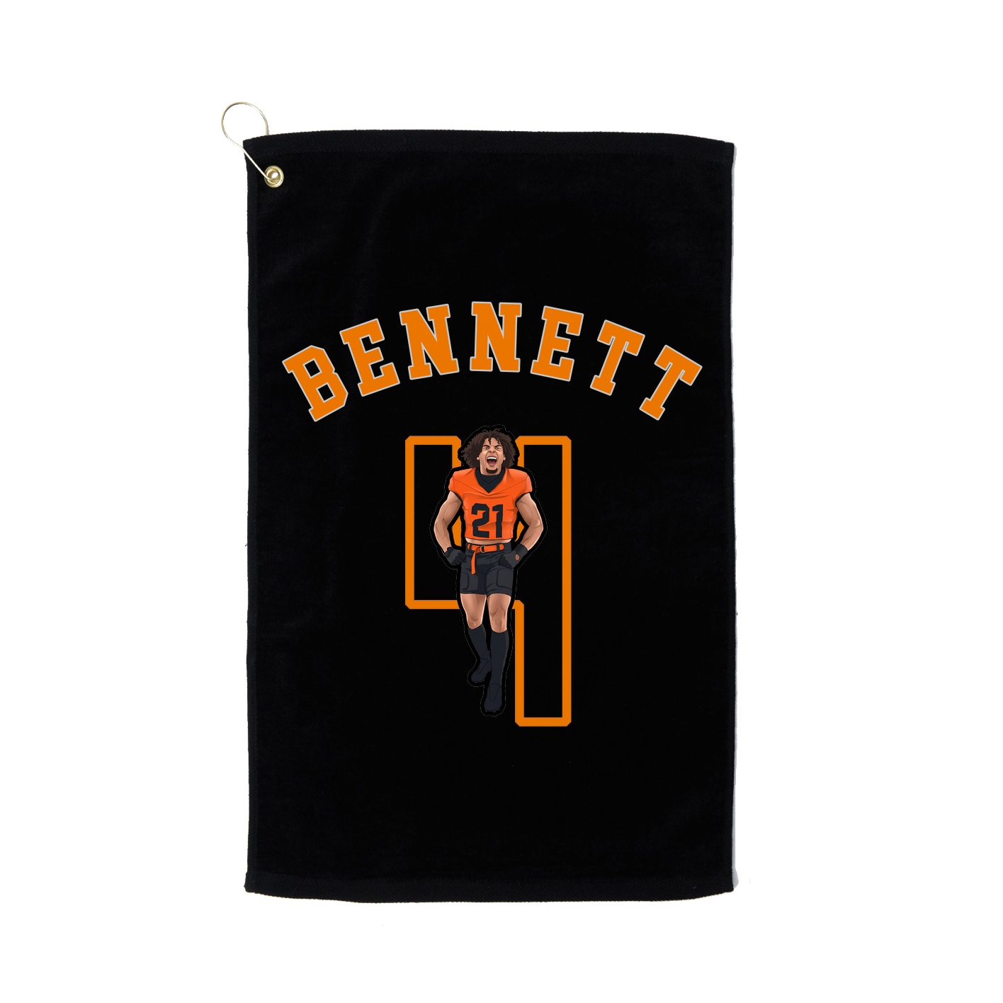 Golf Towel — Shirsey Arch in Black