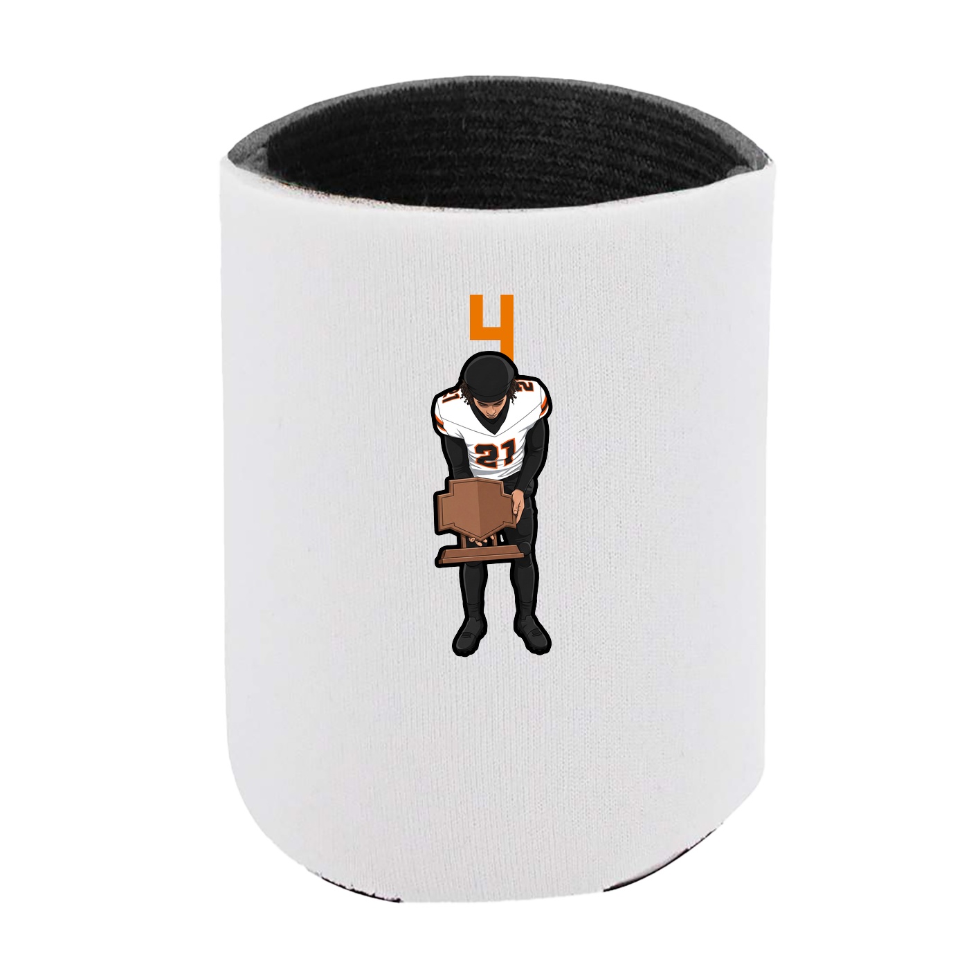 Can Holder — Number Top in White