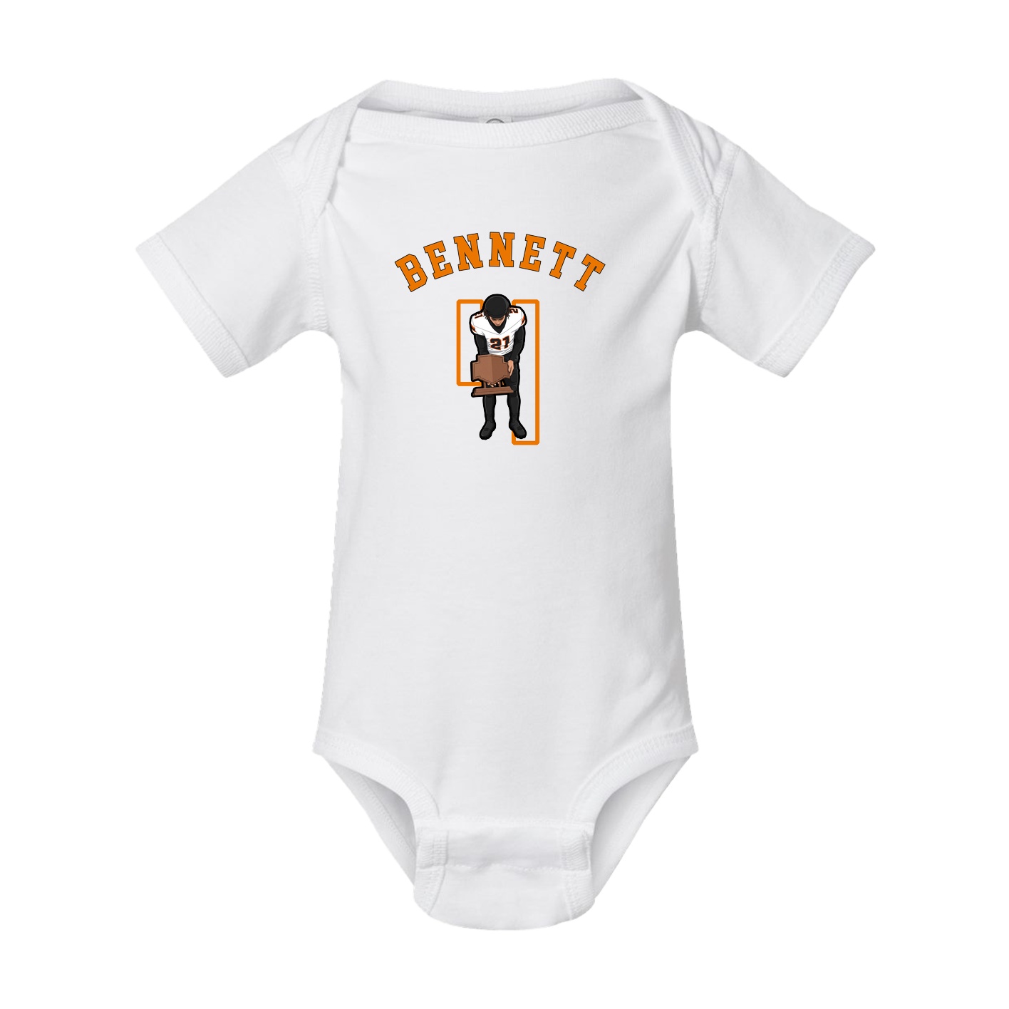 Baby Onesie — Shirsey Arch in White