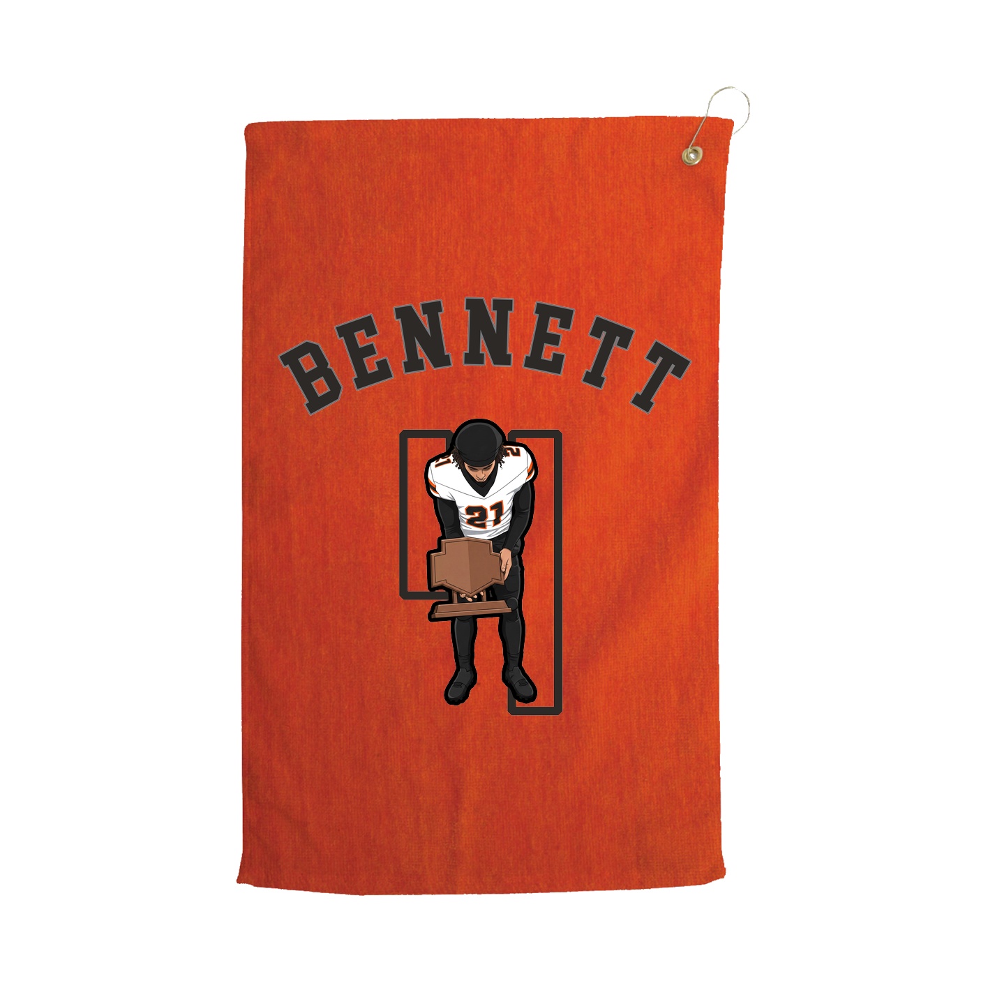 Golf Towel — Shirsey Arch in Orange