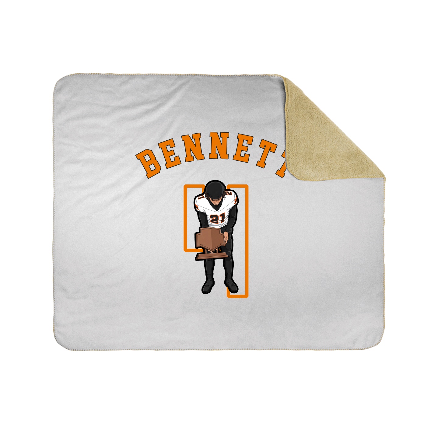 Throw Blanket — Shirsey Arch in White