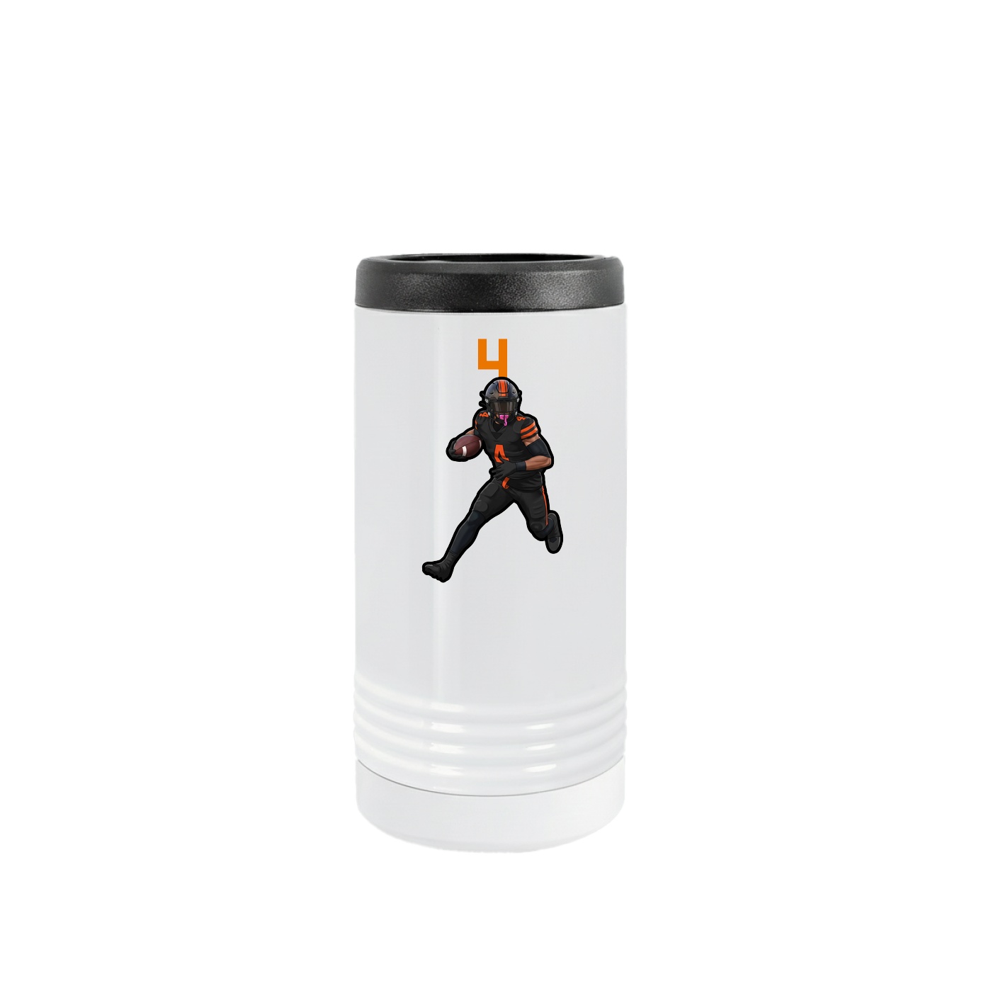 Slim Beverage Holder — Number Top in White