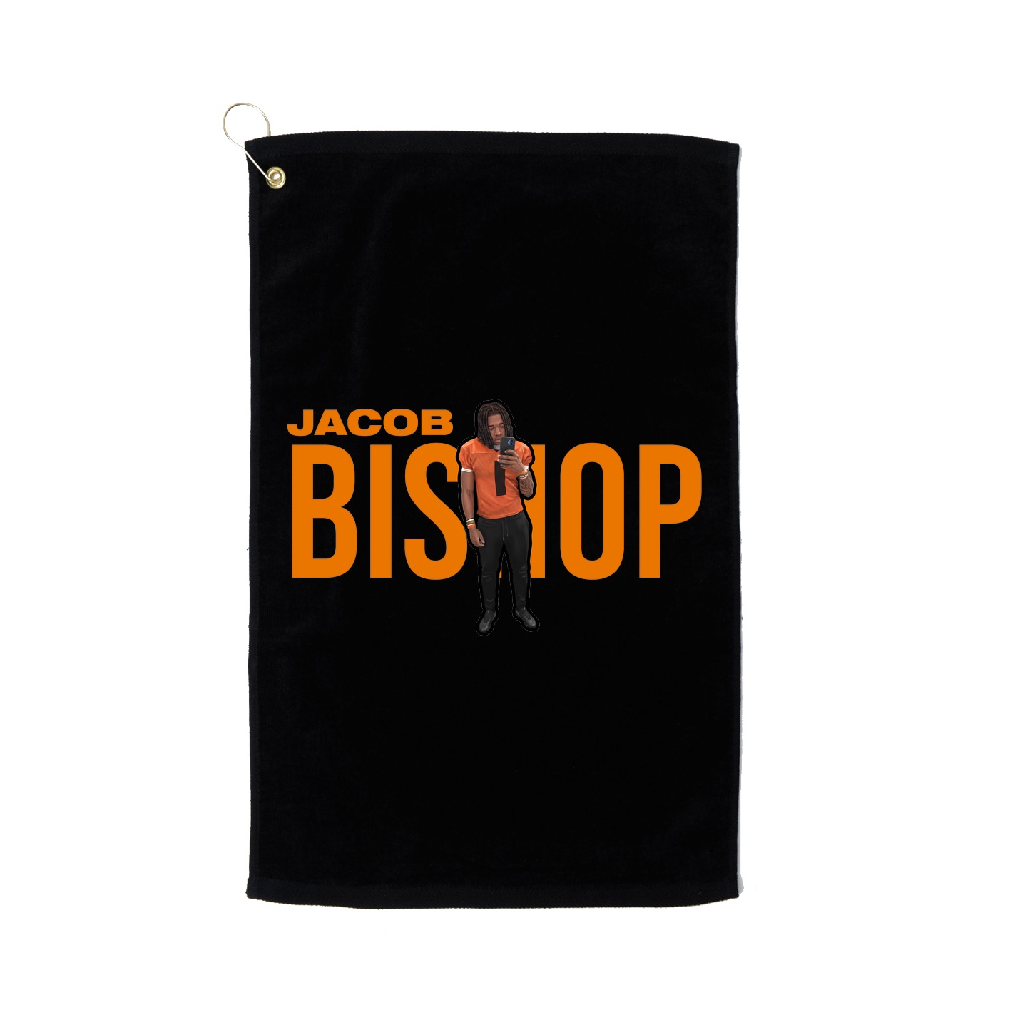 Golf Towel — Player Name in Black