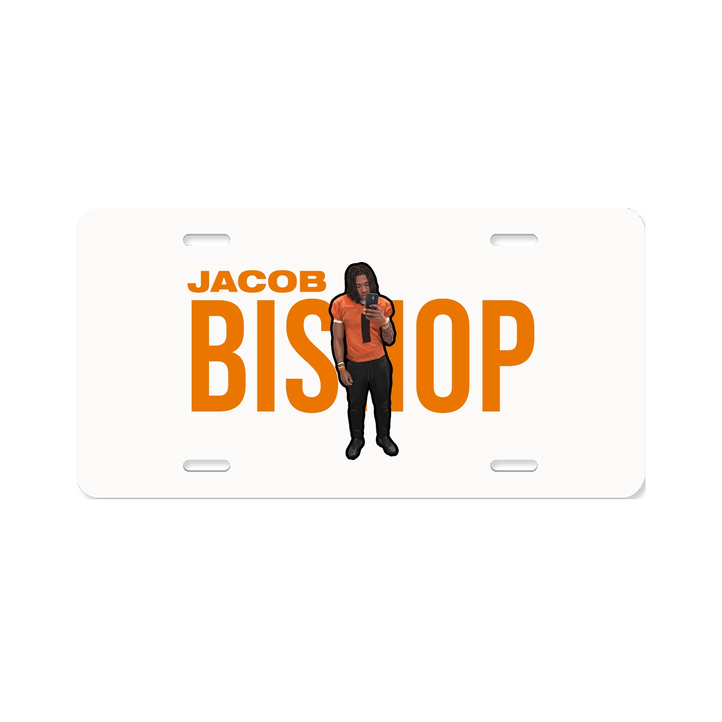 License Plate — Player Name in Classic