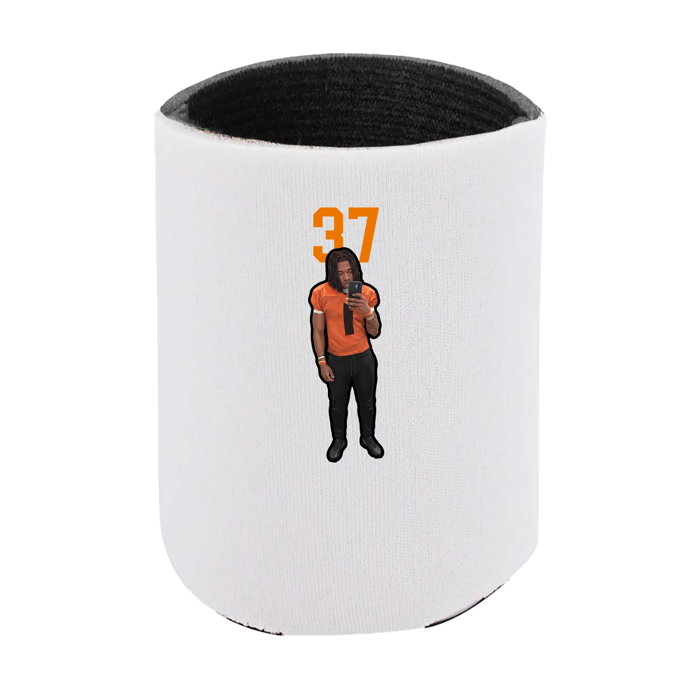 Can Holder — Number Top in White