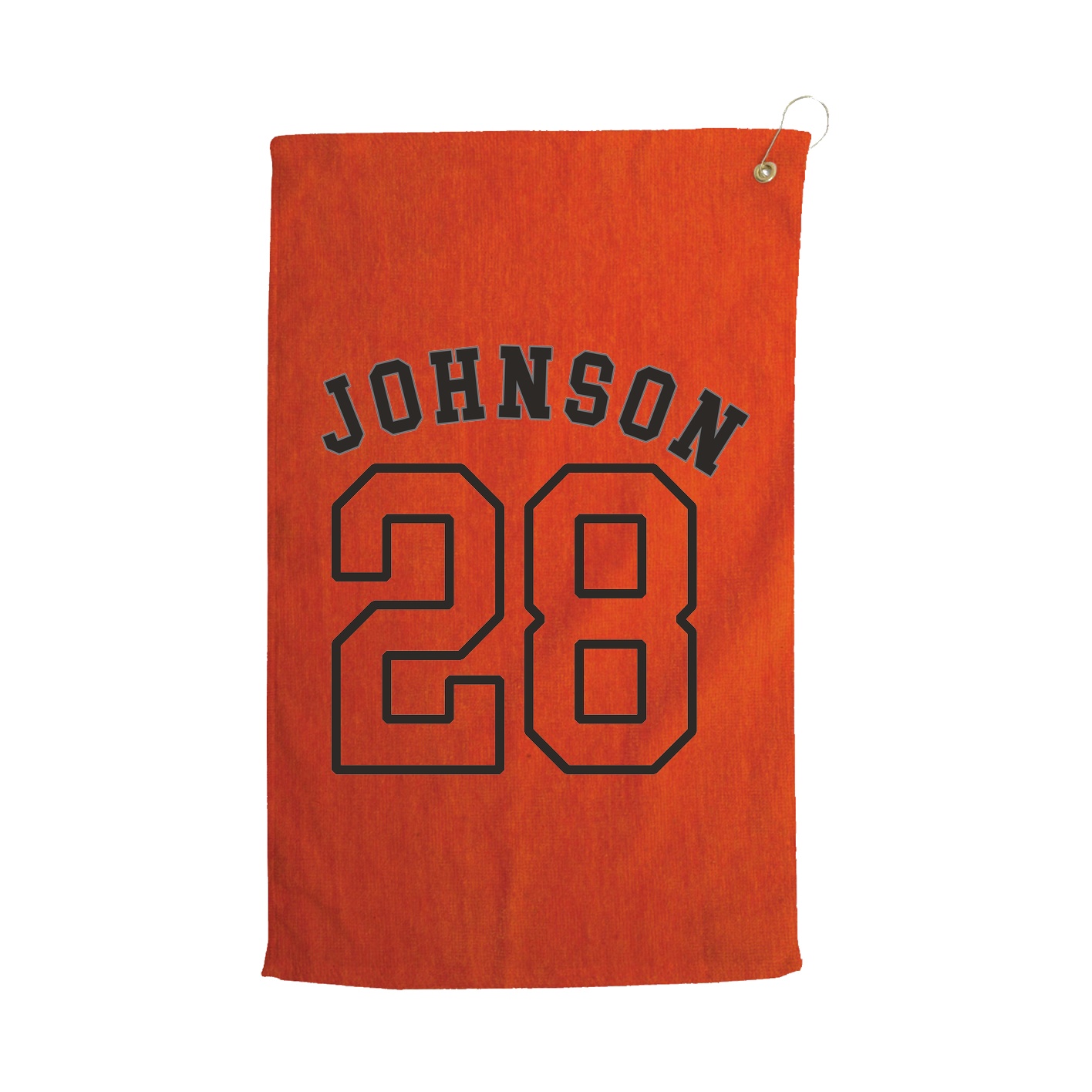 Golf Towel — Shirsey Arch in Orange