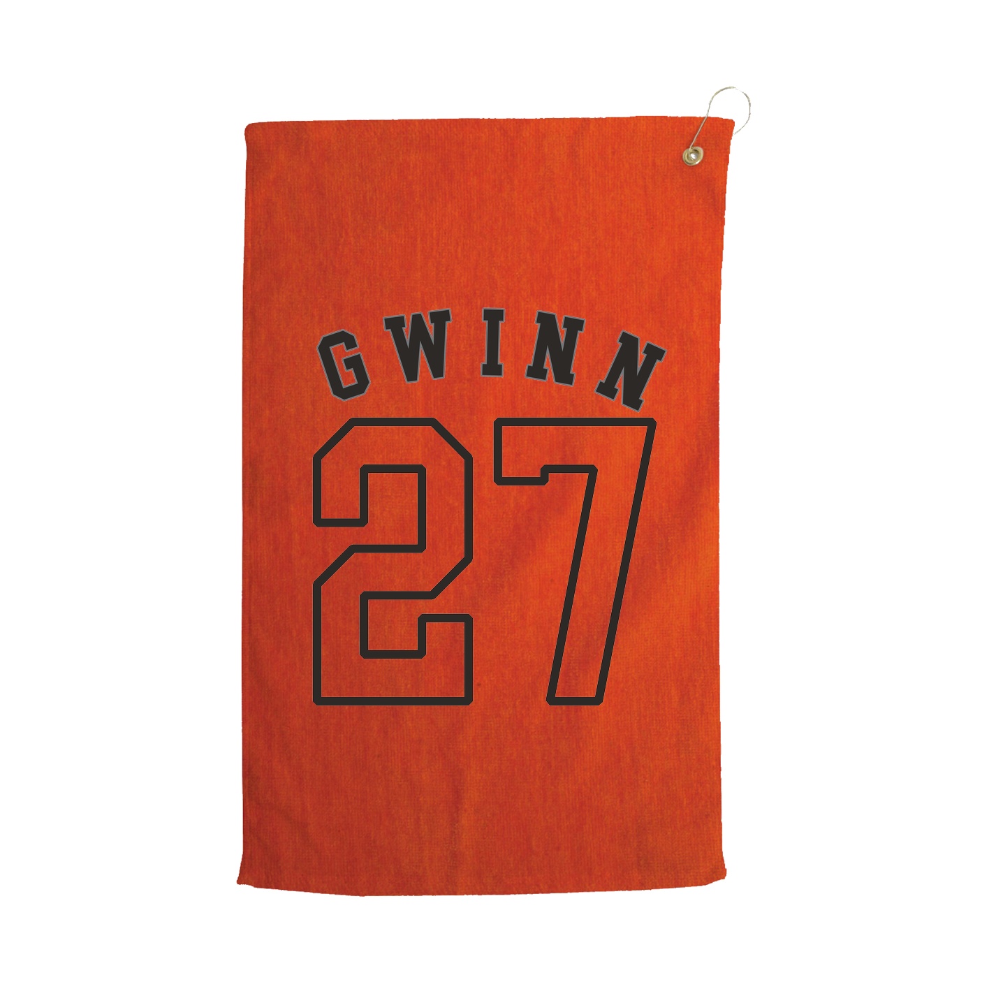 Golf Towel — Shirsey Arch in Orange