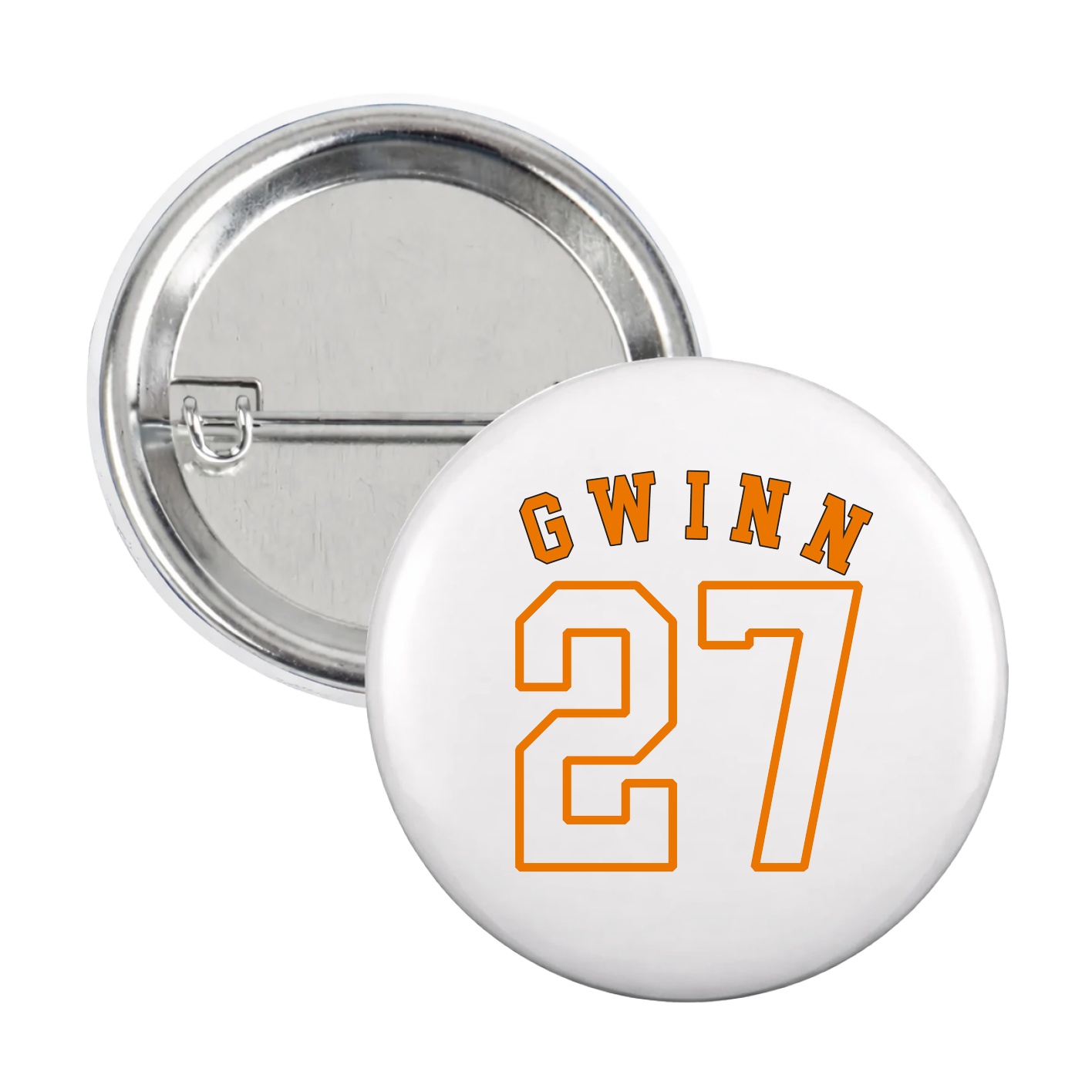 Game Day Button — Shirsey Arch in White