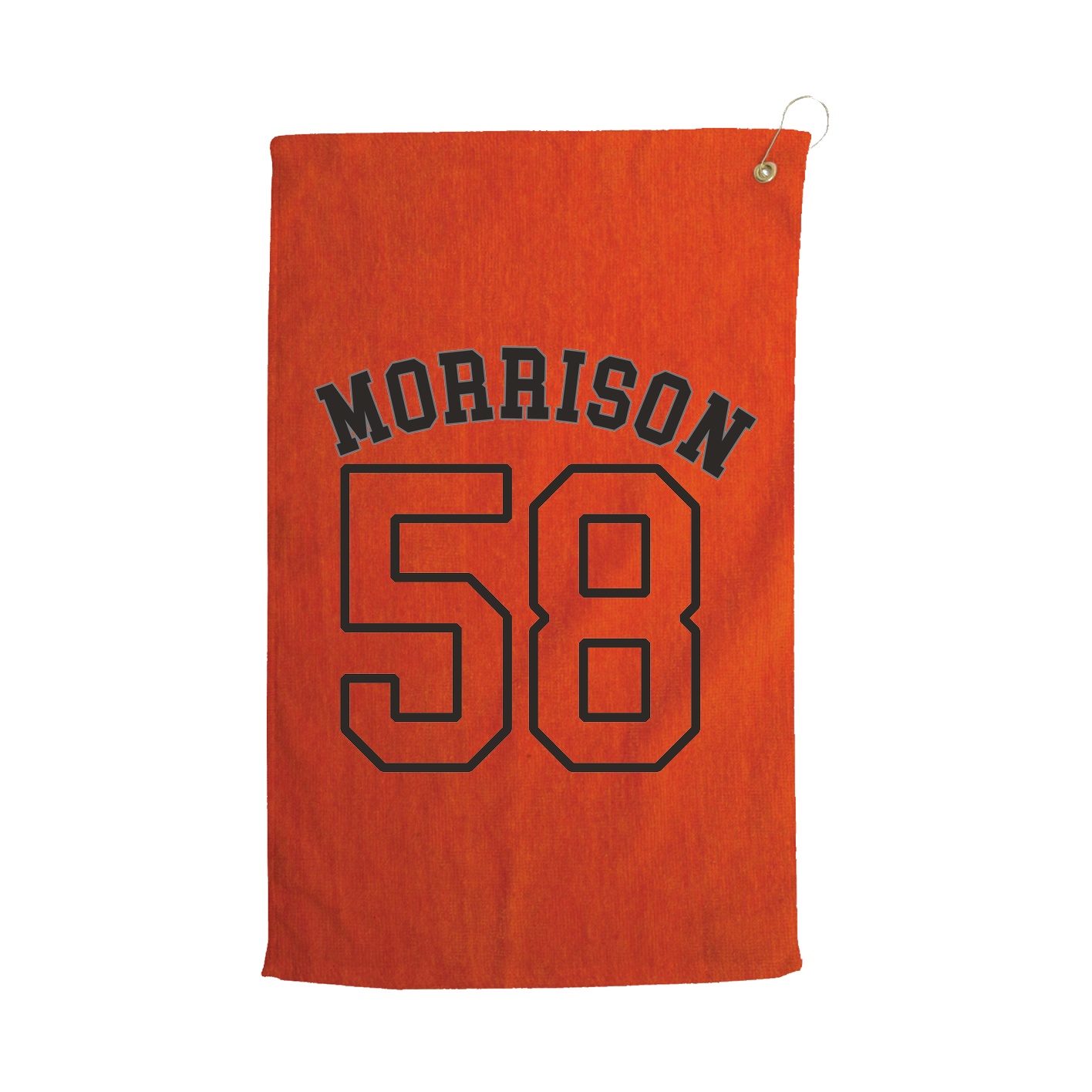 Golf Towel — Shirsey Arch in Orange