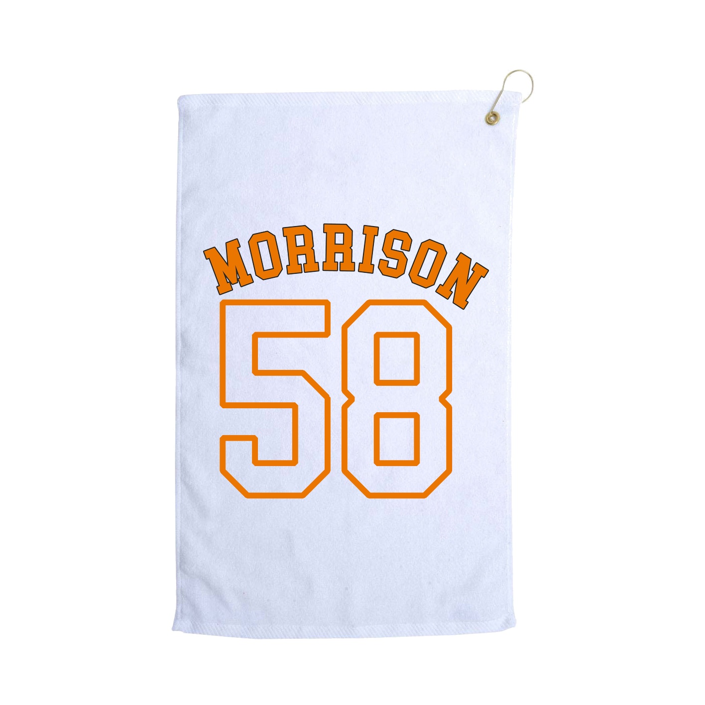 Golf Towel — Shirsey Arch in White