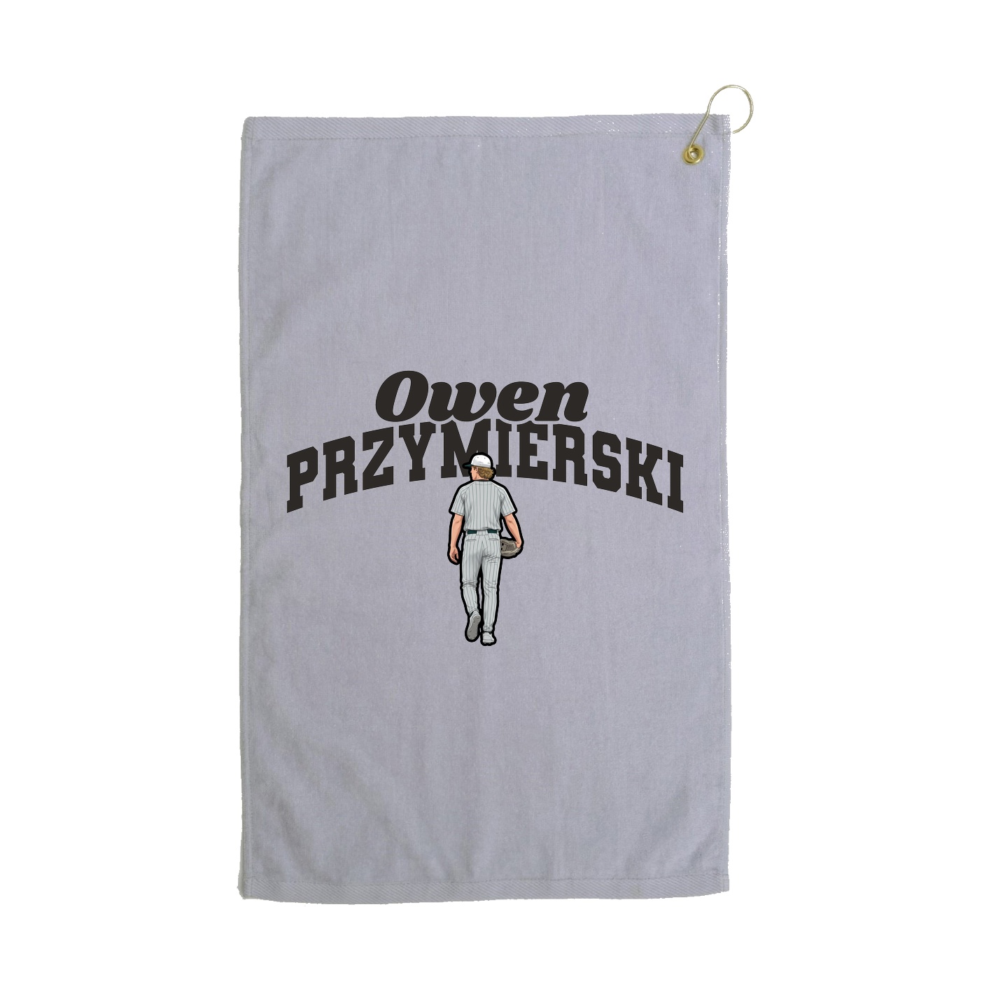 Golf Towel — Signature Arch in Grey