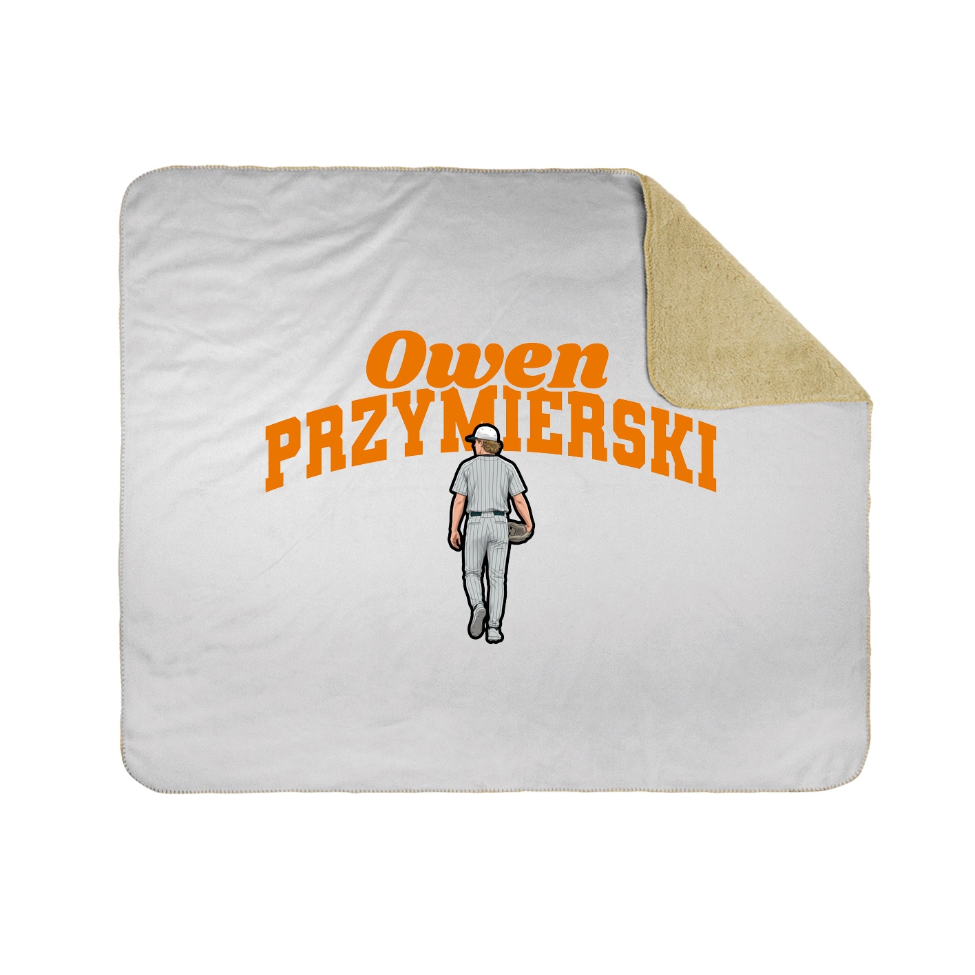 Throw Blanket — Signature Arch in White