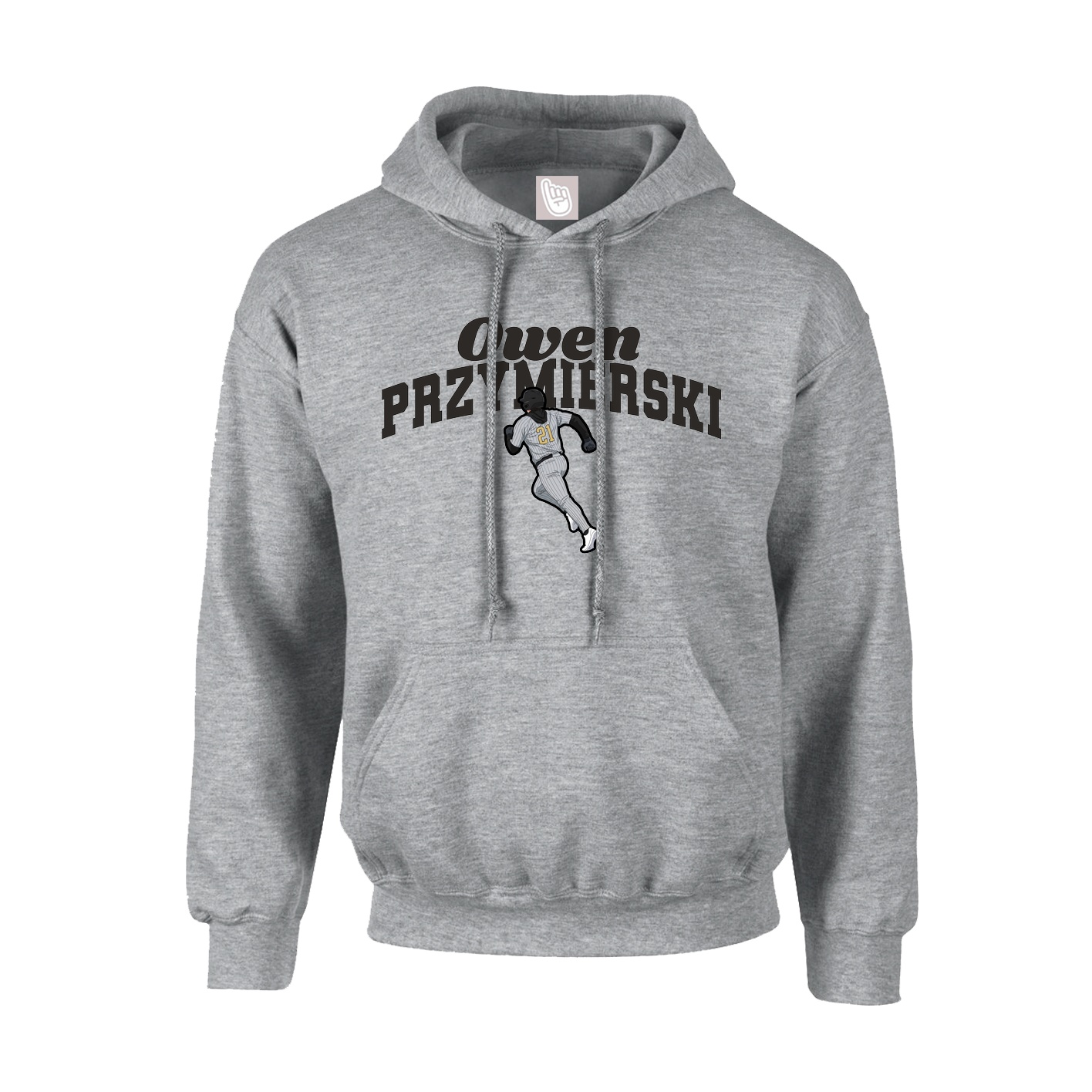 Hoodie — Signature Arch in Grey