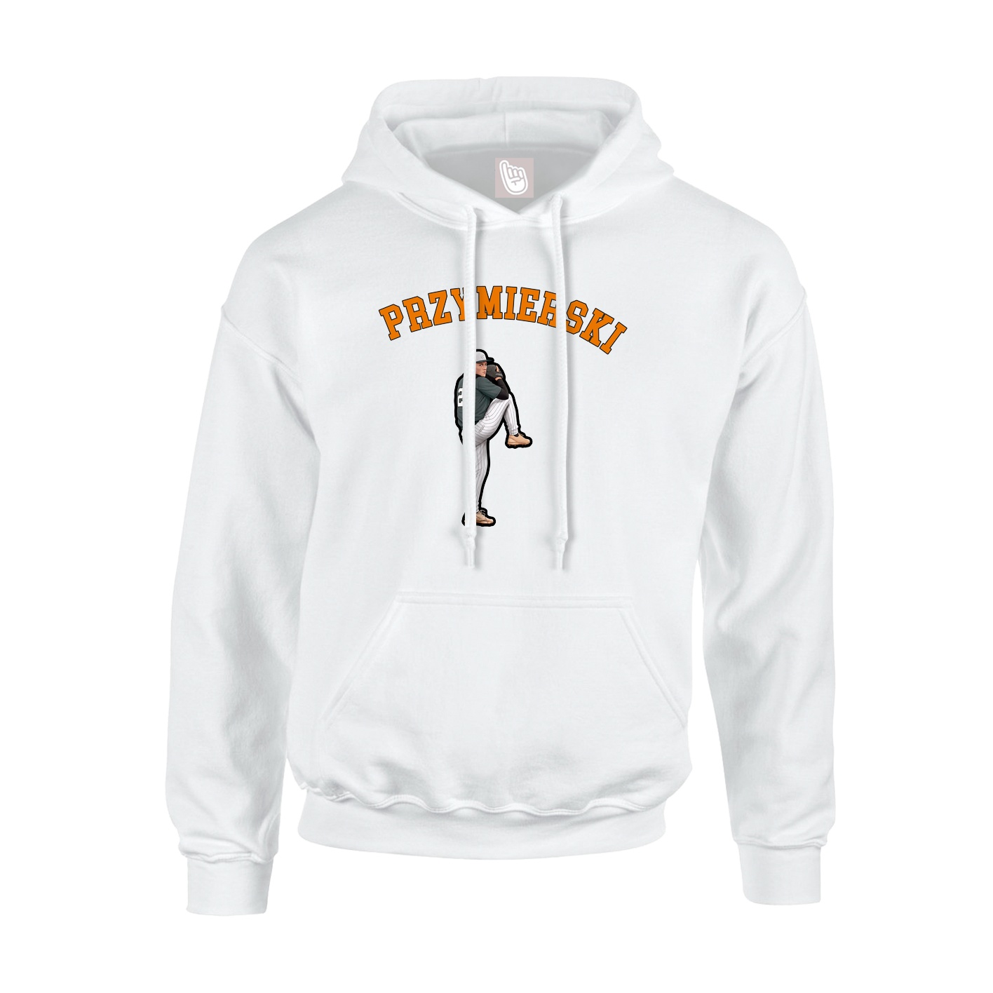 Hoodie — Shirsey Arch in White