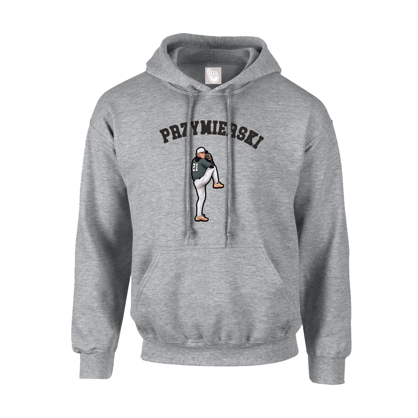 Youth Hoodie — Shirsey Arch in Grey