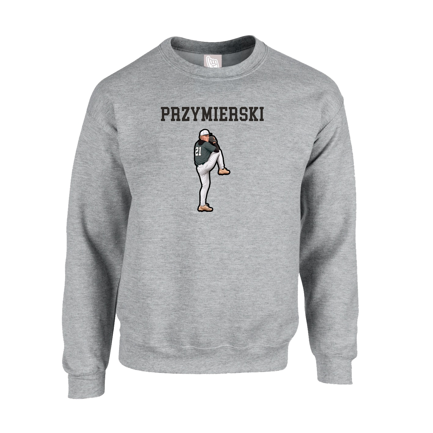 Fleece Crew — Shirsey in Grey