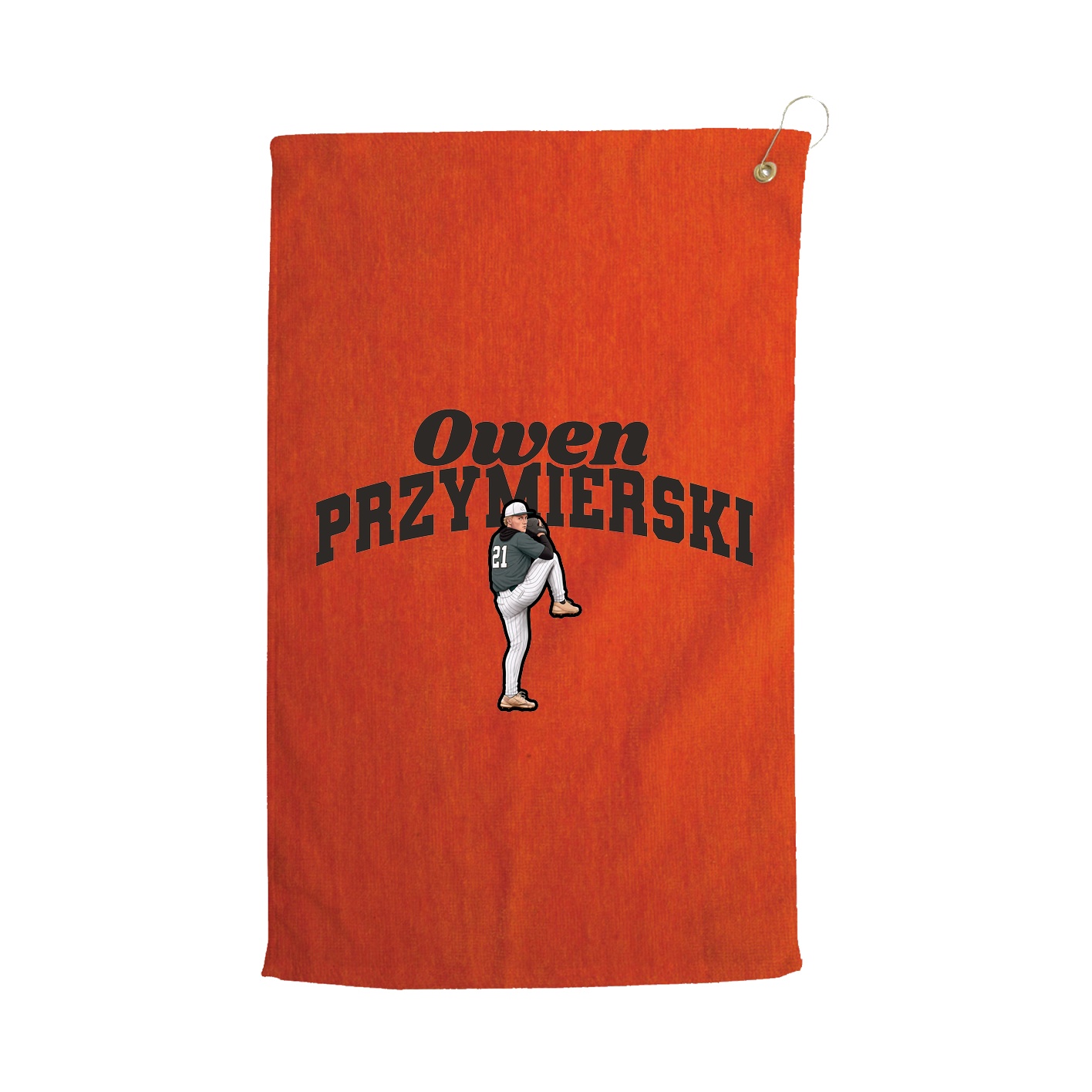 Golf Towel — Signature Arch in Orange