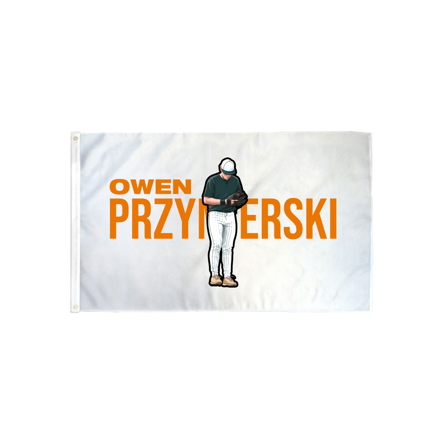 3x5 Flag — Player Name in Classic