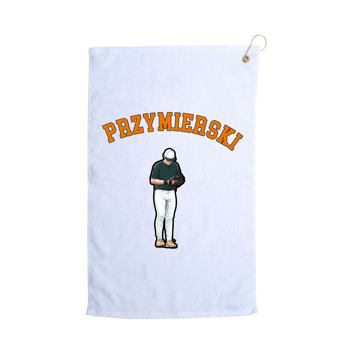 Golf Towel — Shirsey Arch in White