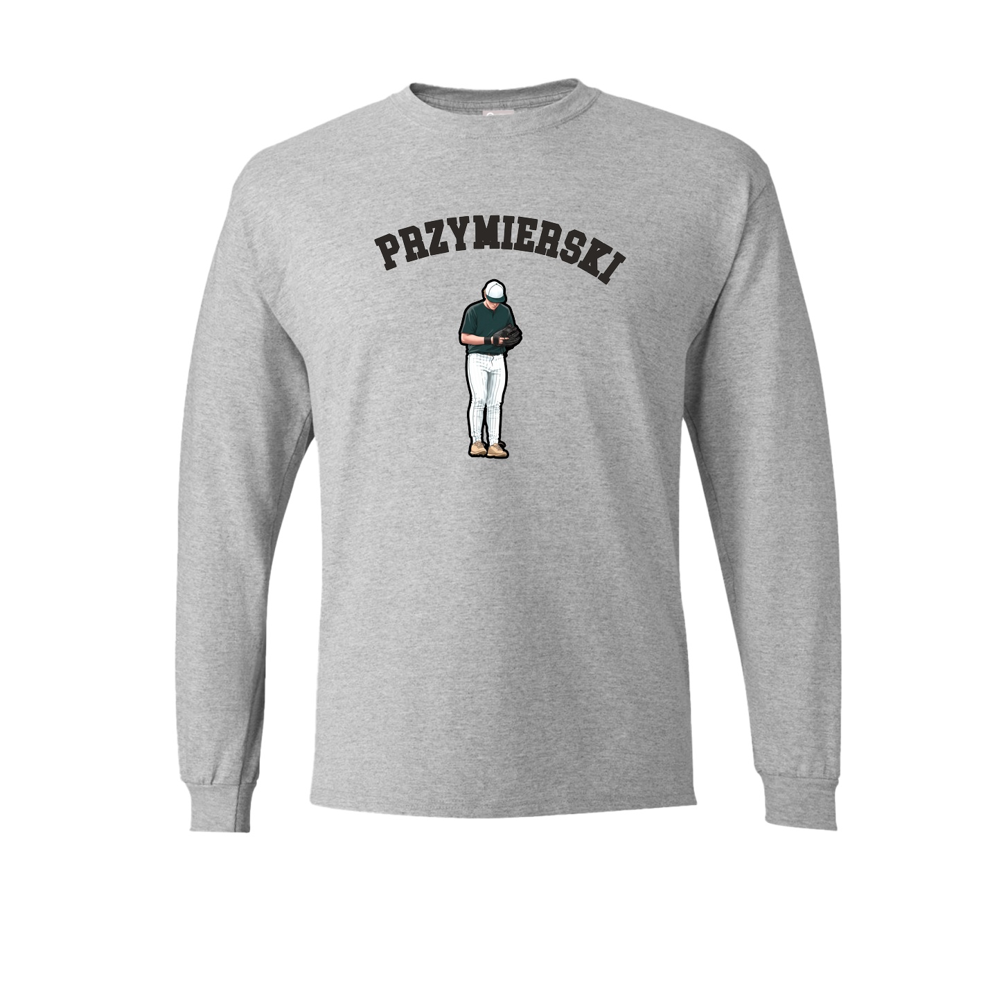 Long Sleeve Tee — Shirsey Arch in Grey