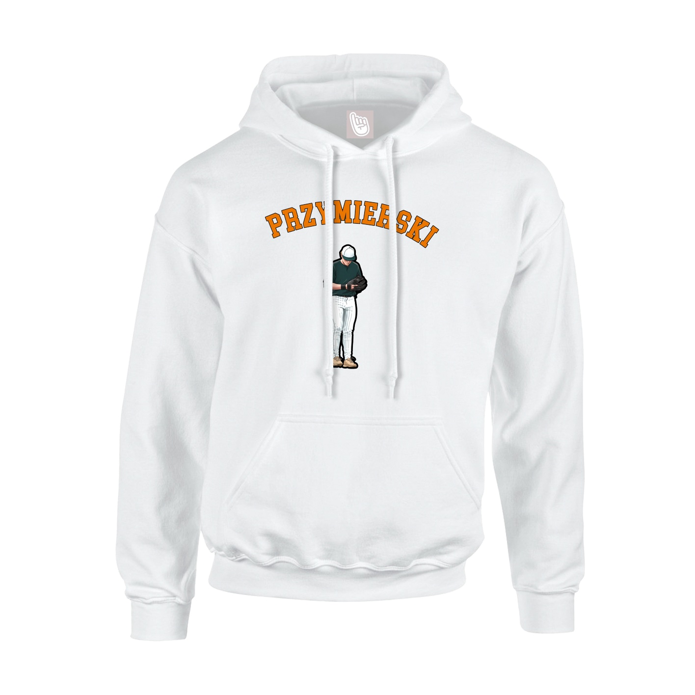 Youth Hoodie — Shirsey Arch in White