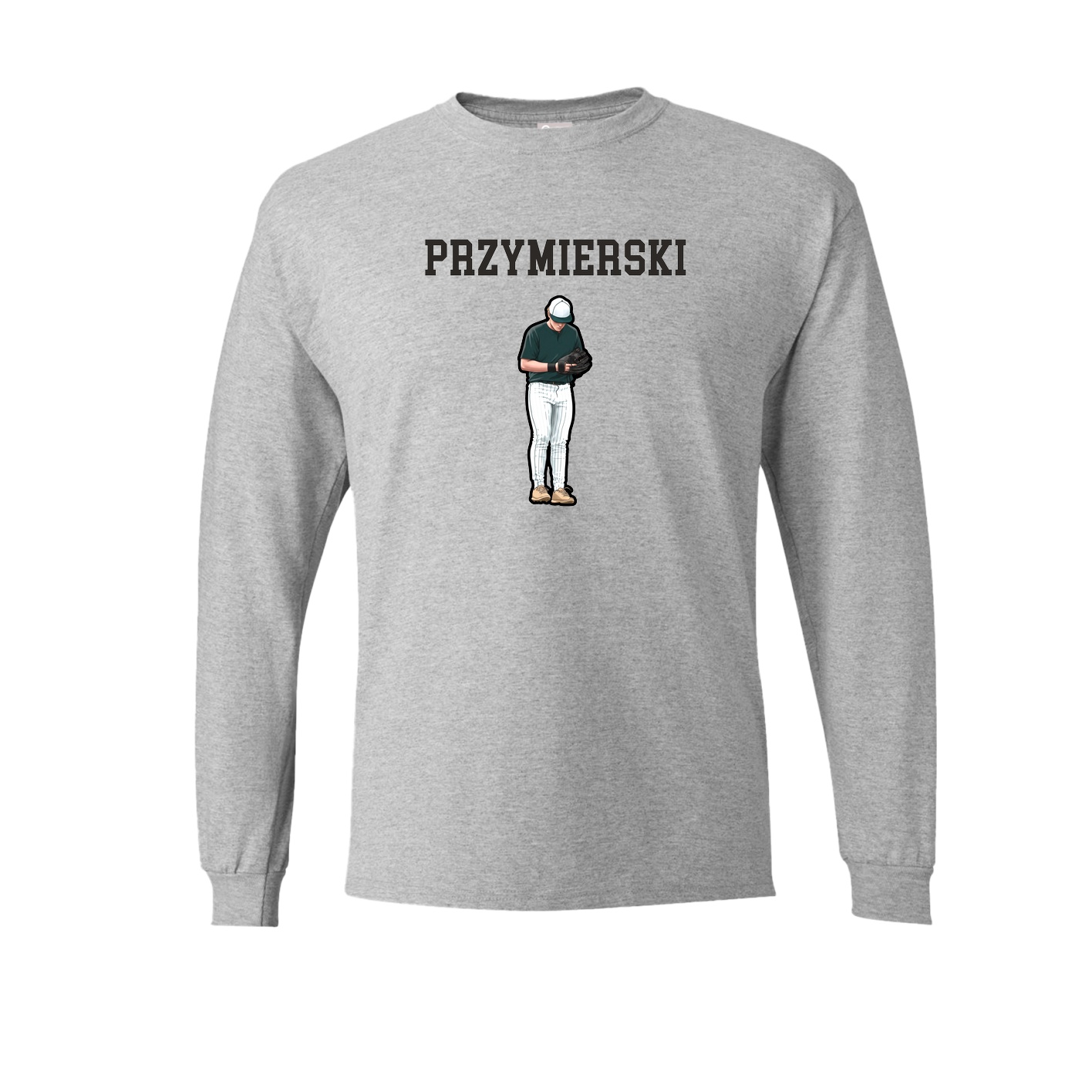 Long Sleeve Tee — Shirsey in Grey