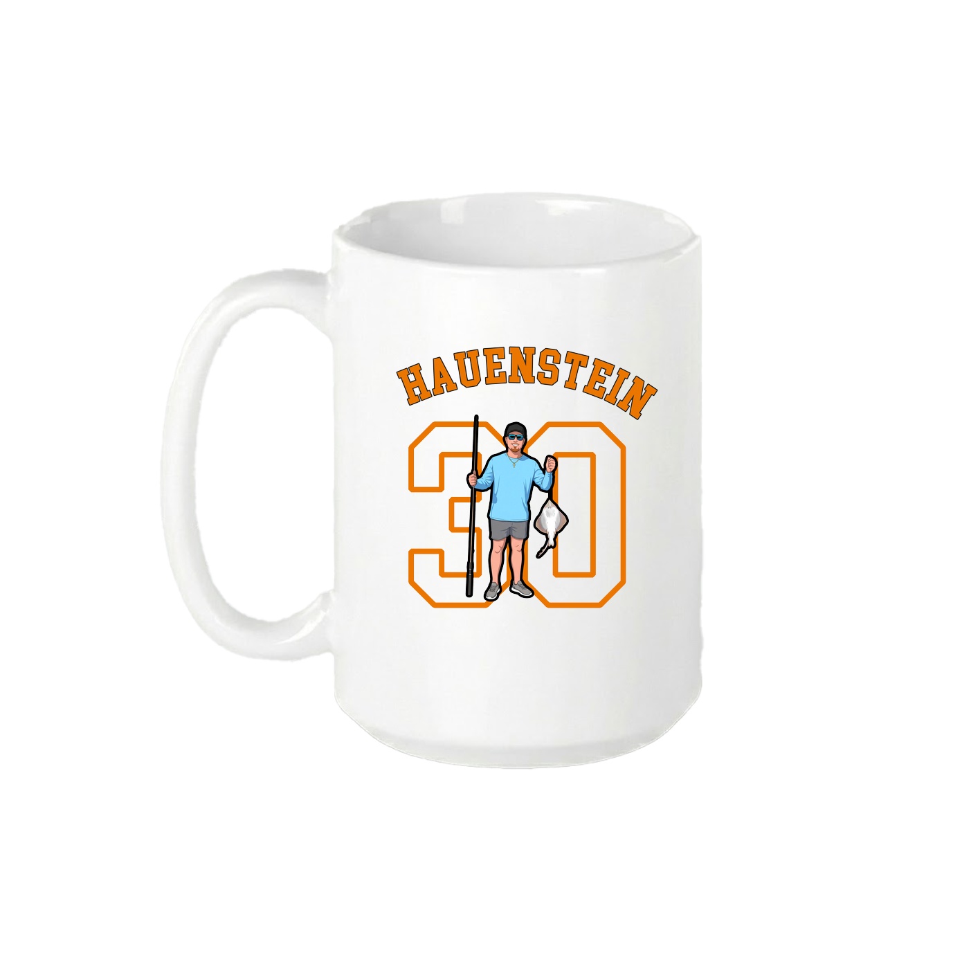 15oz Coffee Mug — Shirsey Arch in White