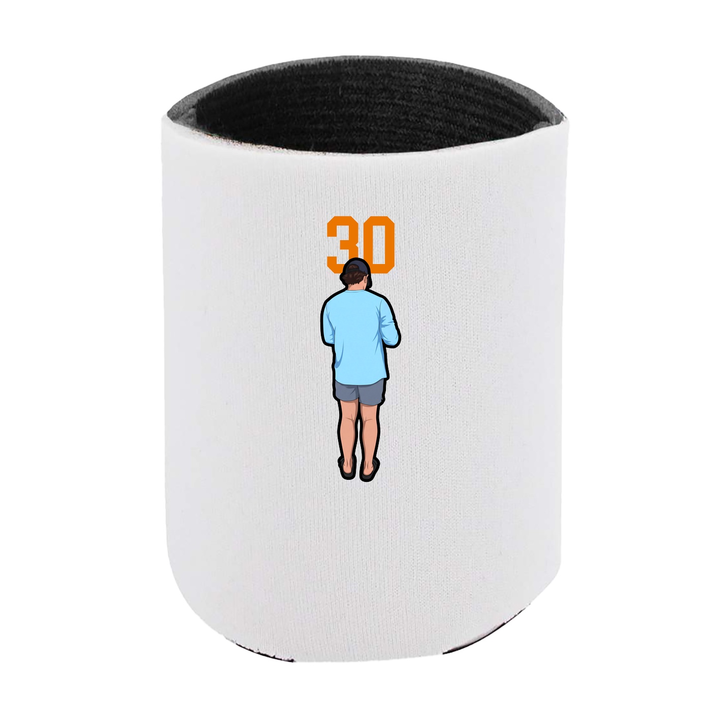 Can Holder — Number Top in White