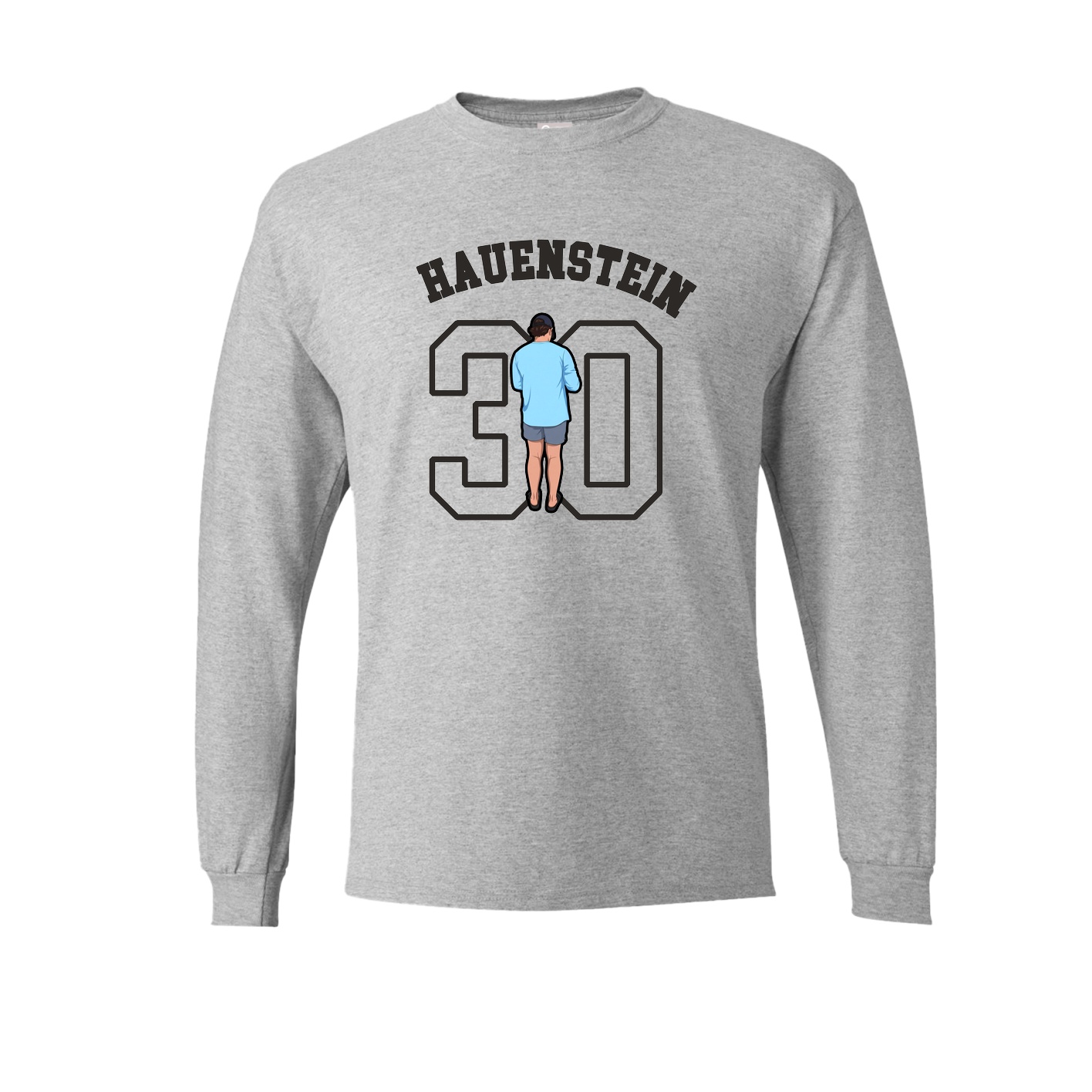 Long Sleeve Tee — Shirsey Arch in Grey