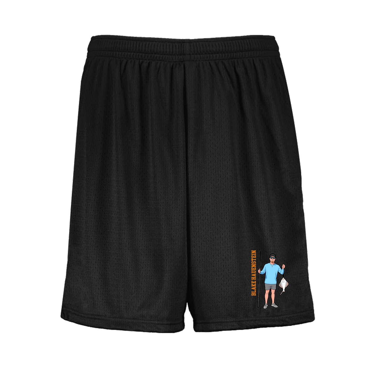 Shorts — Name Vertical in Black
