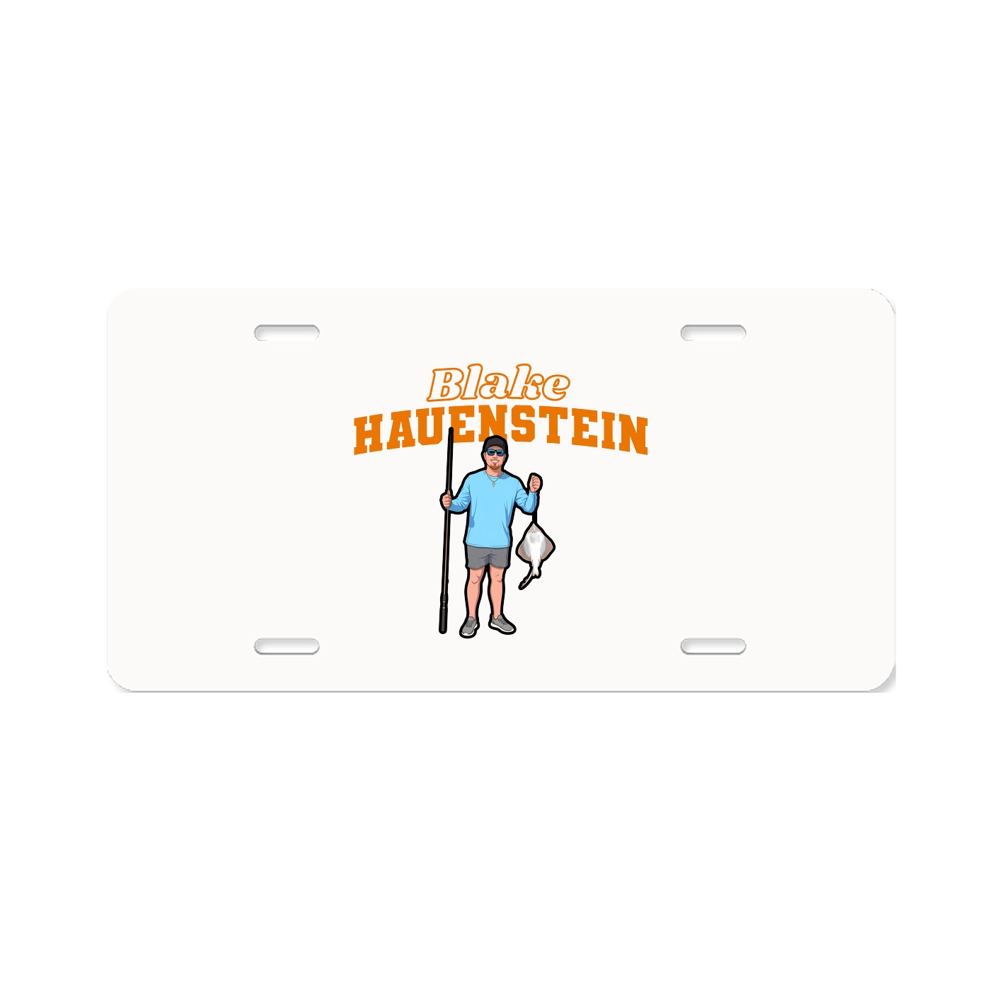 License Plate — Name Arch in Classic