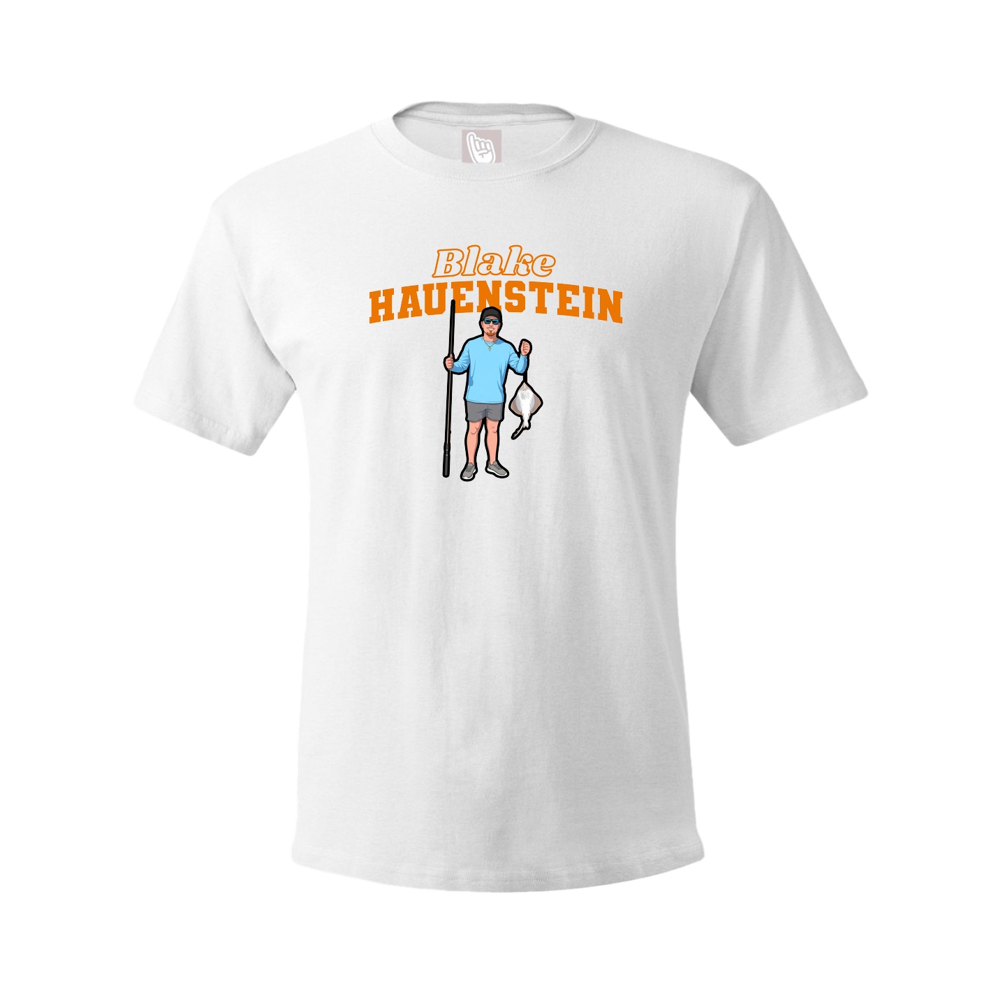 Tee — Name Arch in White