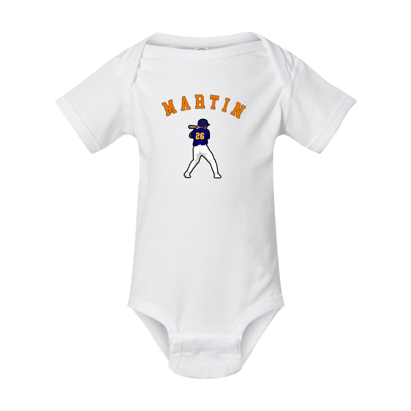Baby Onesie — Shirsey Arch in White
