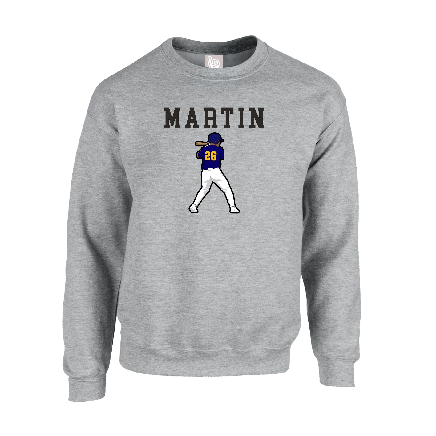 Fleece Crew — Shirsey in Grey
