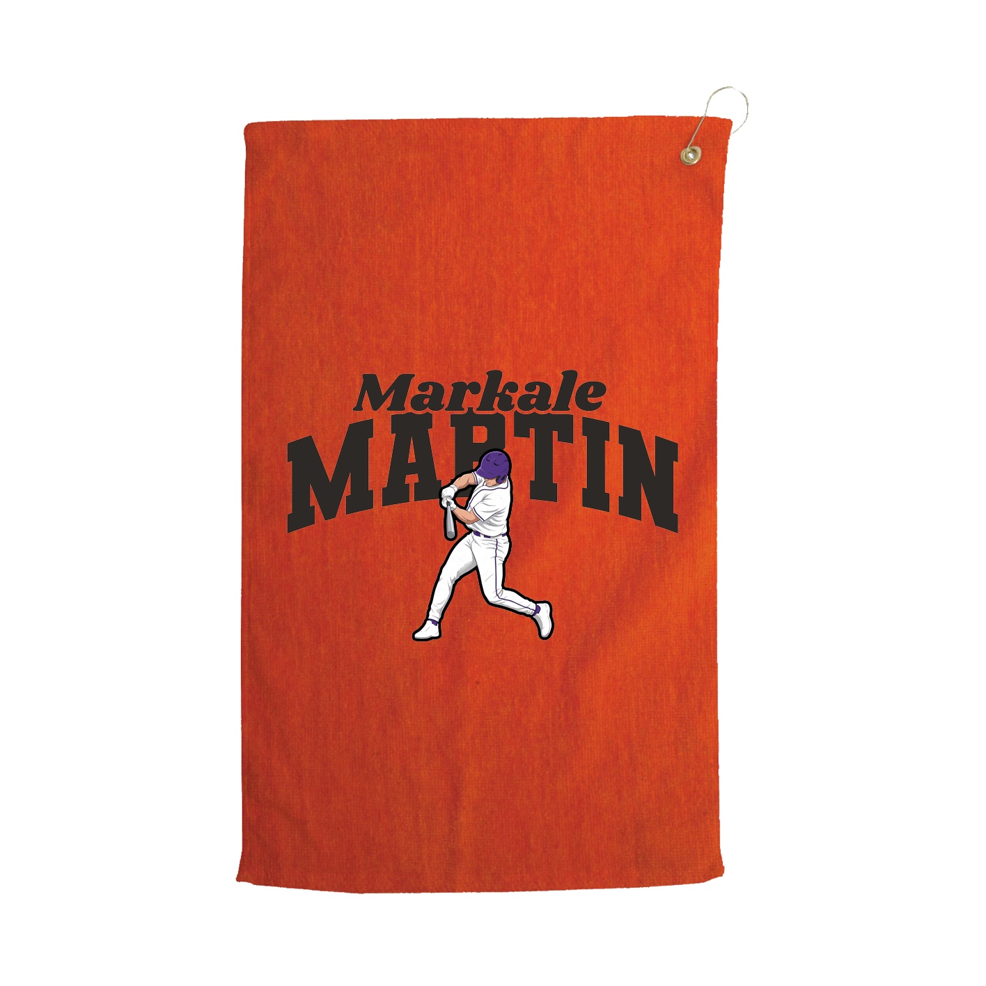 Golf Towel — Signature Arch in Orange