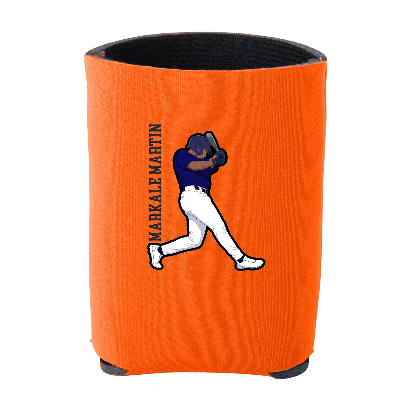Can Holder — Name Vertical in Orange