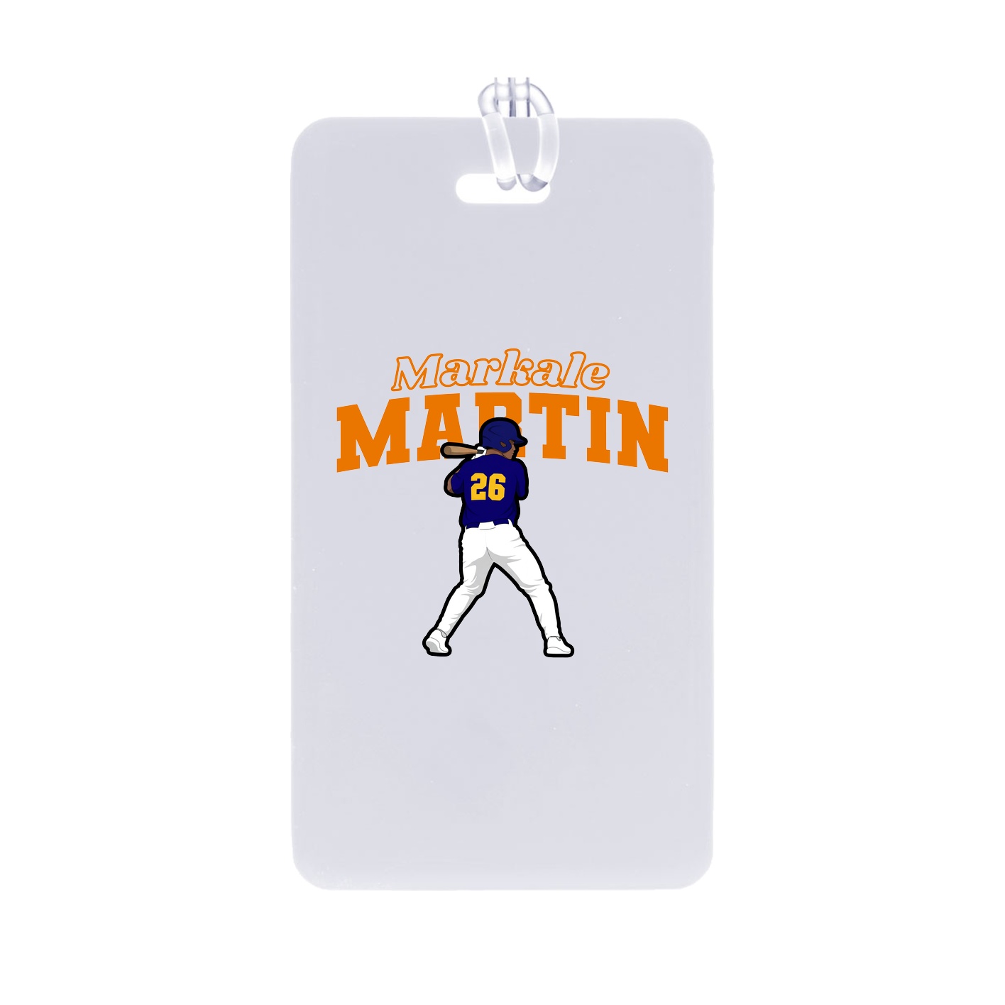 Bag Tag — Name Arch in Classic