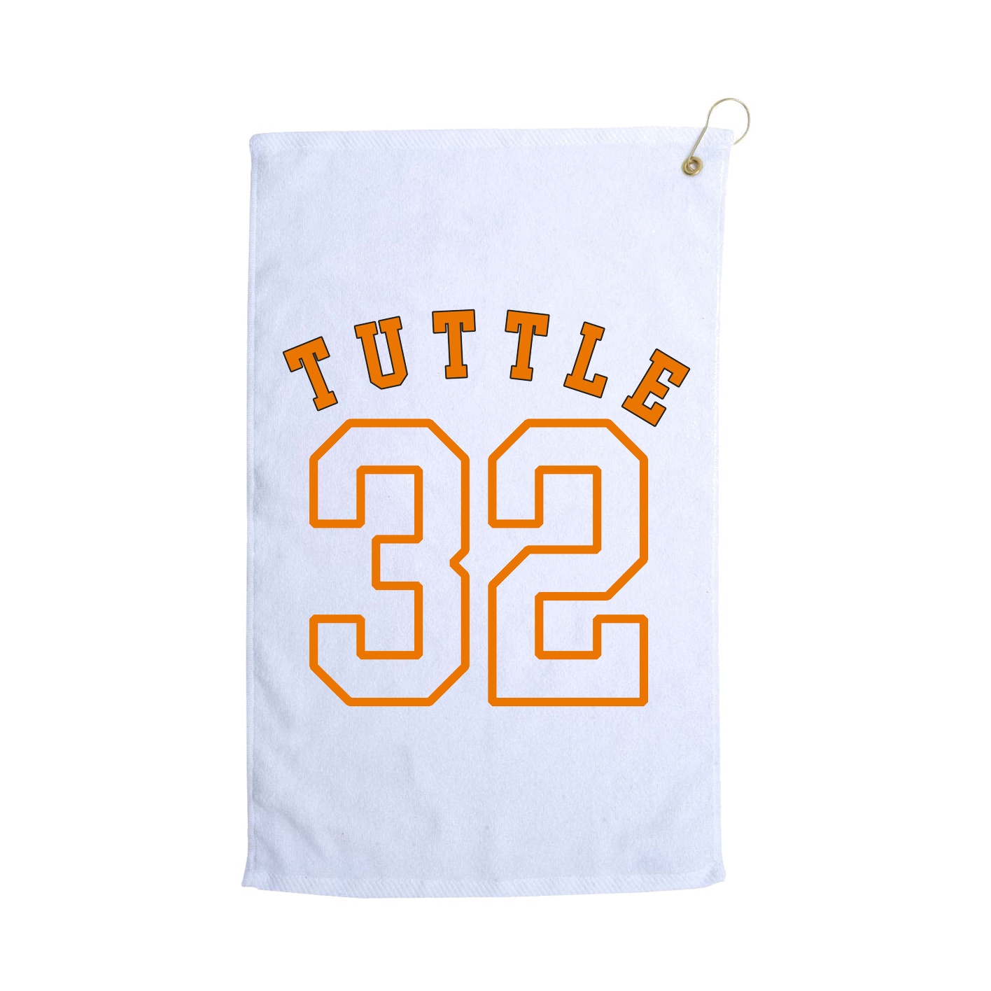 Golf Towel — Shirsey Arch in White