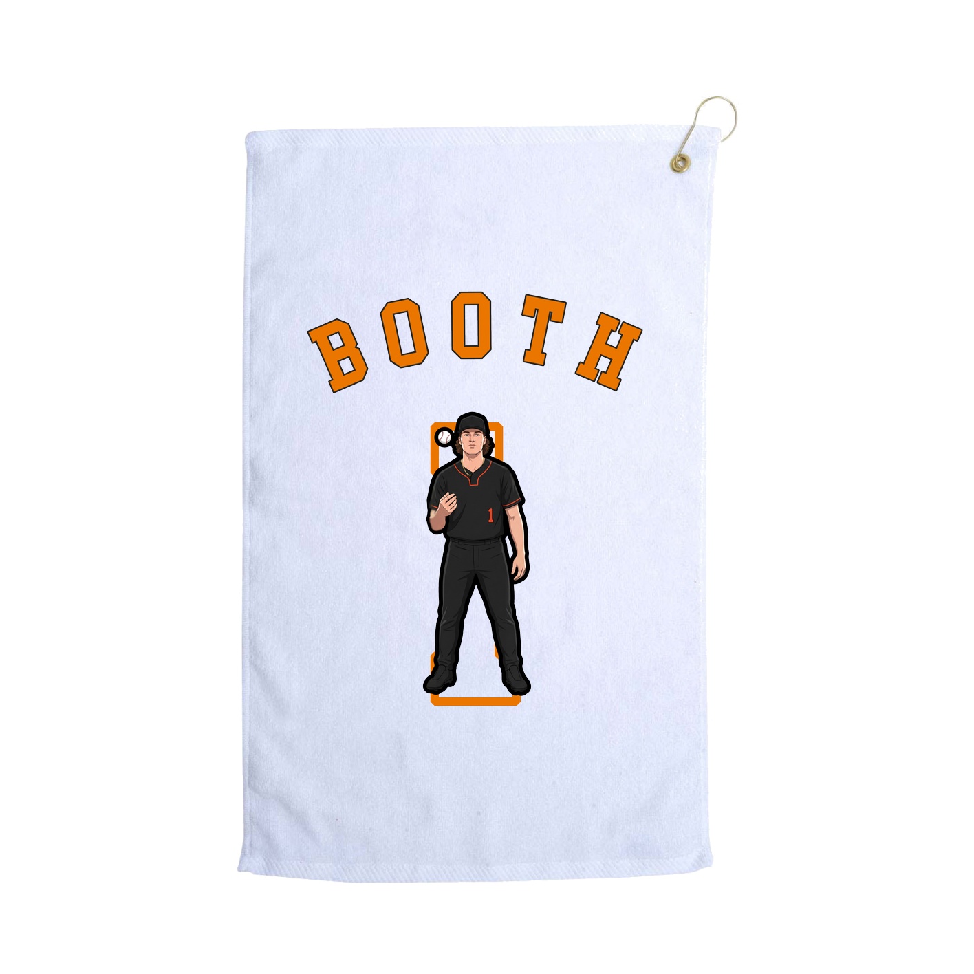 Golf Towel — Shirsey Arch in White
