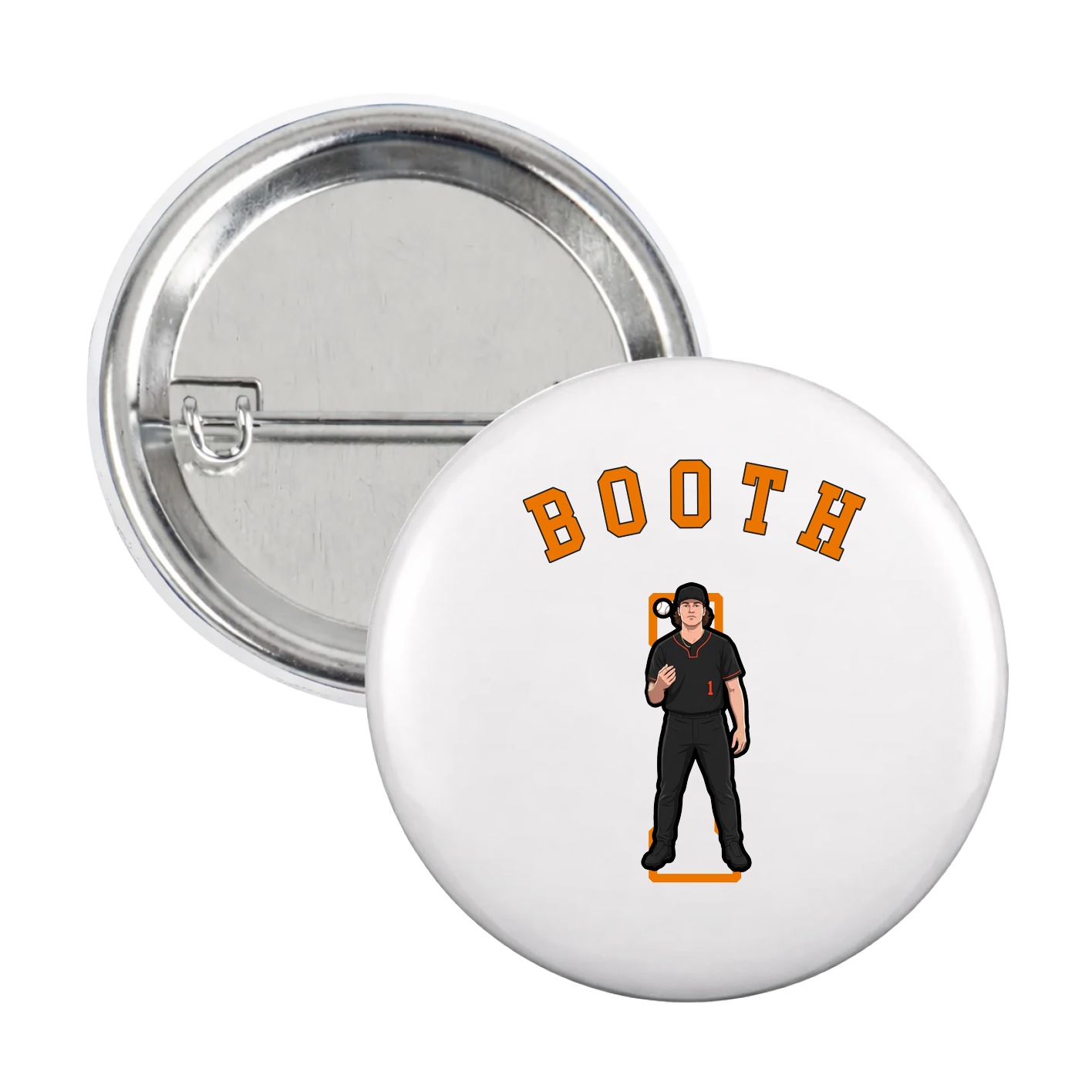 Game Day Button — Shirsey Arch in White