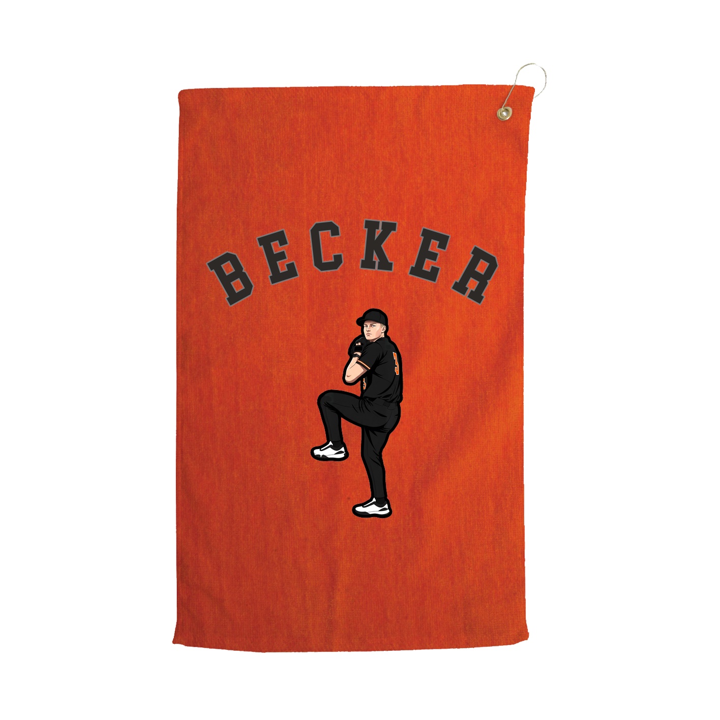 Golf Towel — Shirsey Arch in Orange