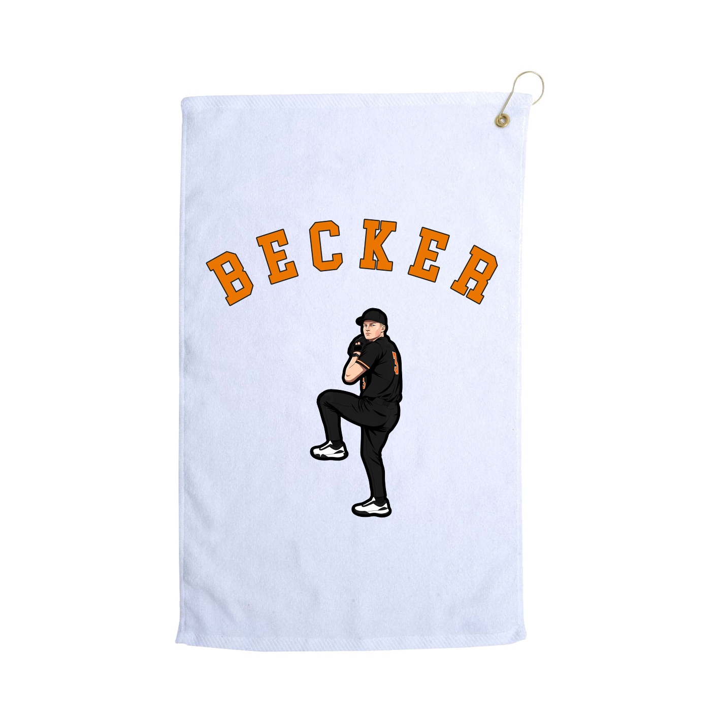 Golf Towel — Shirsey Arch in White