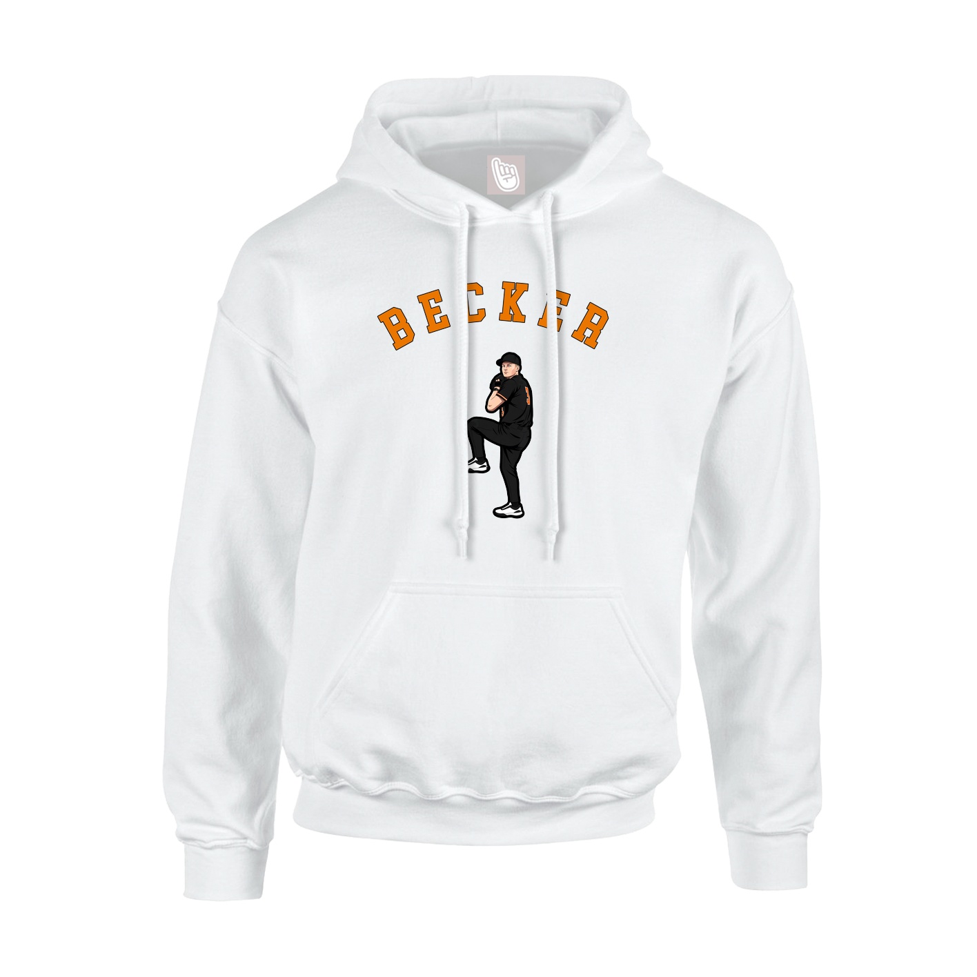 Youth Hoodie — Shirsey Arch in White