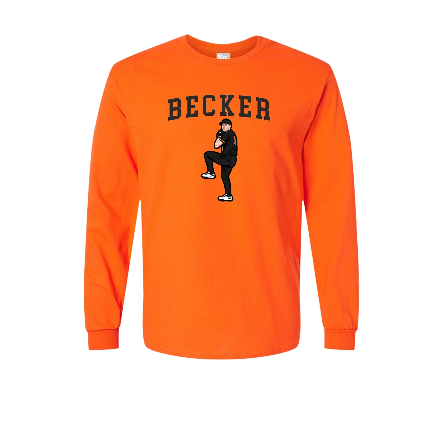Long Sleeve Tee — Shirsey in Orange