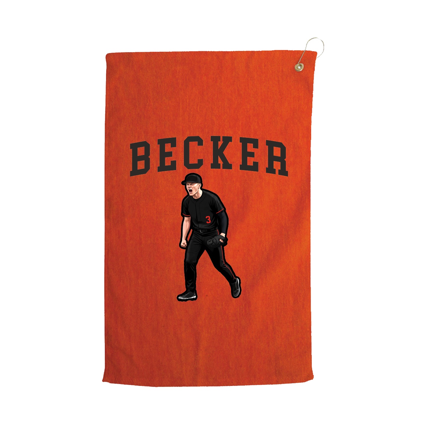 Golf Towel — Shirsey in Orange