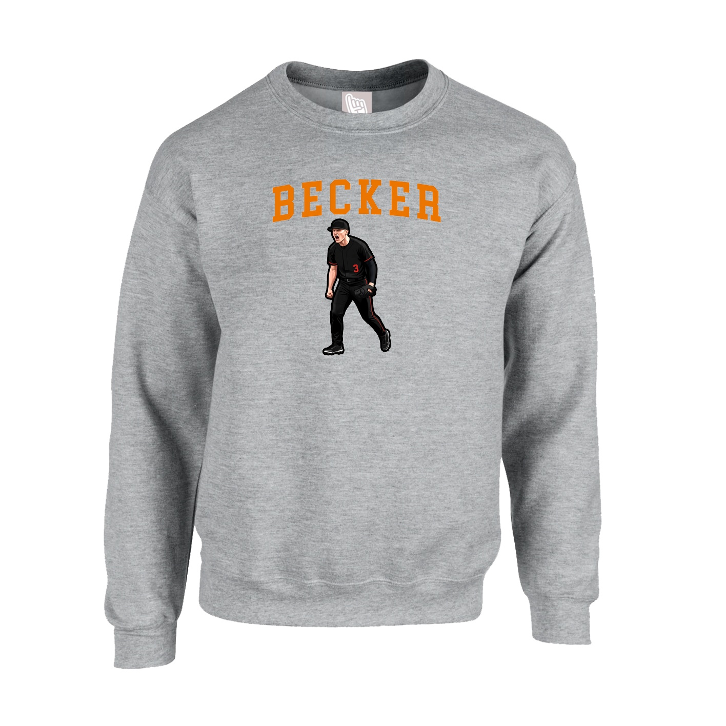 Fleece Crew — Shirsey in Grey