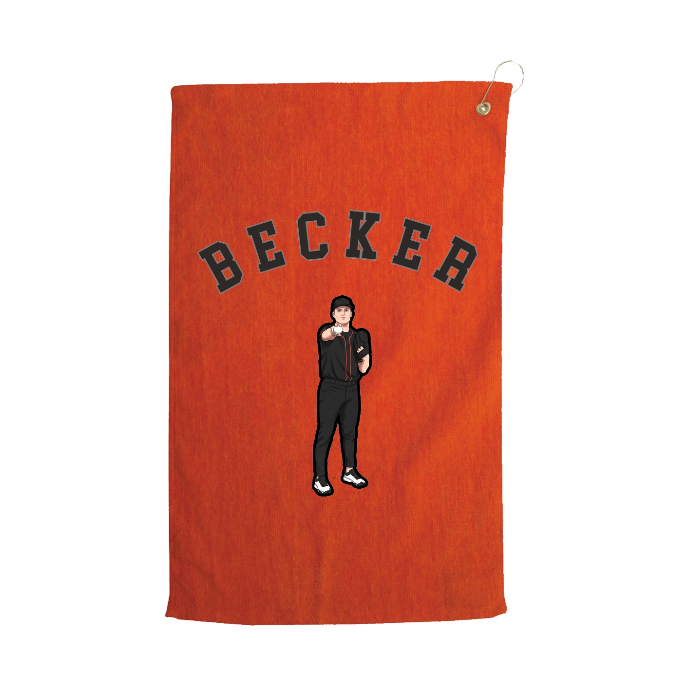 Golf Towel — Shirsey Arch in Orange