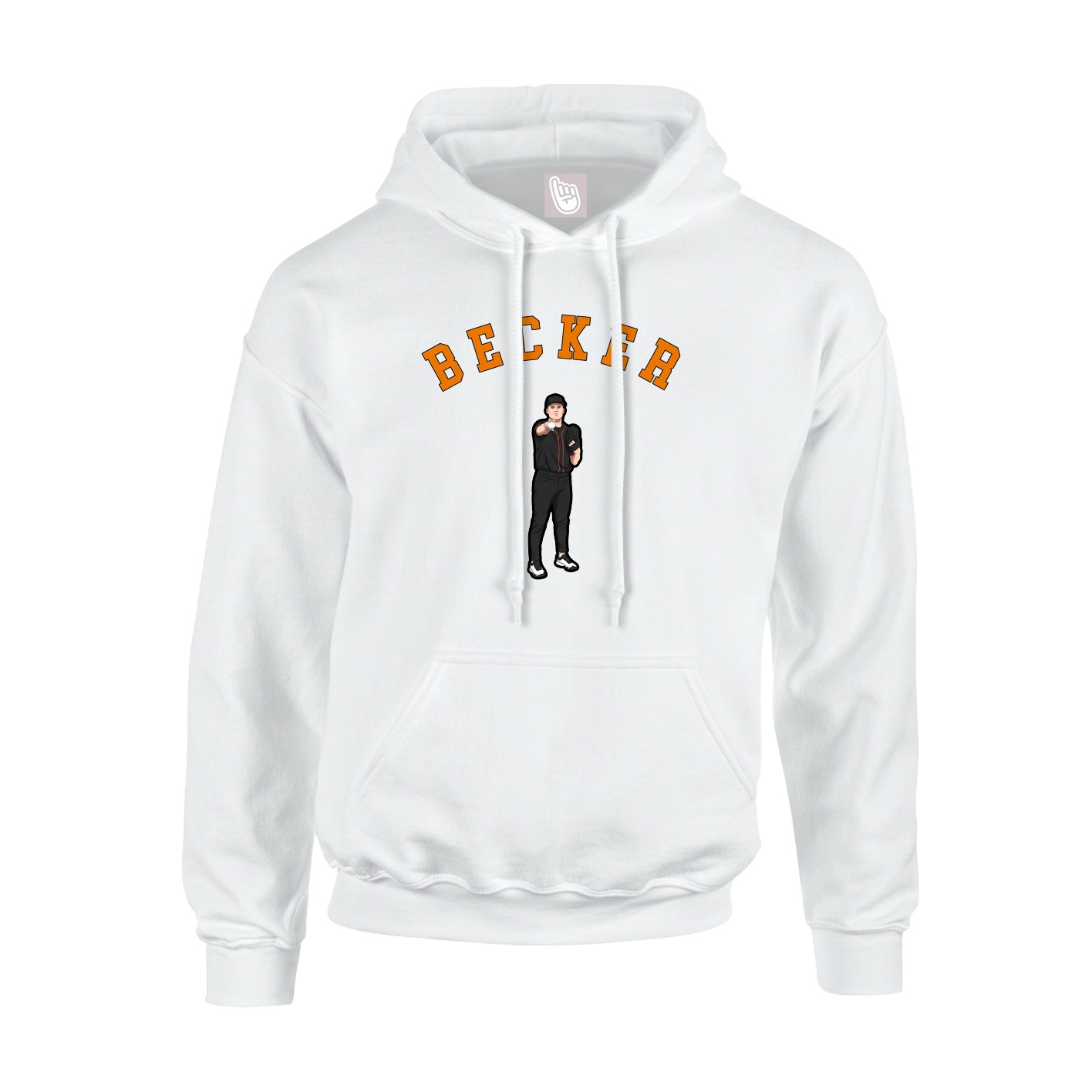 Hoodie — Shirsey Arch in White
