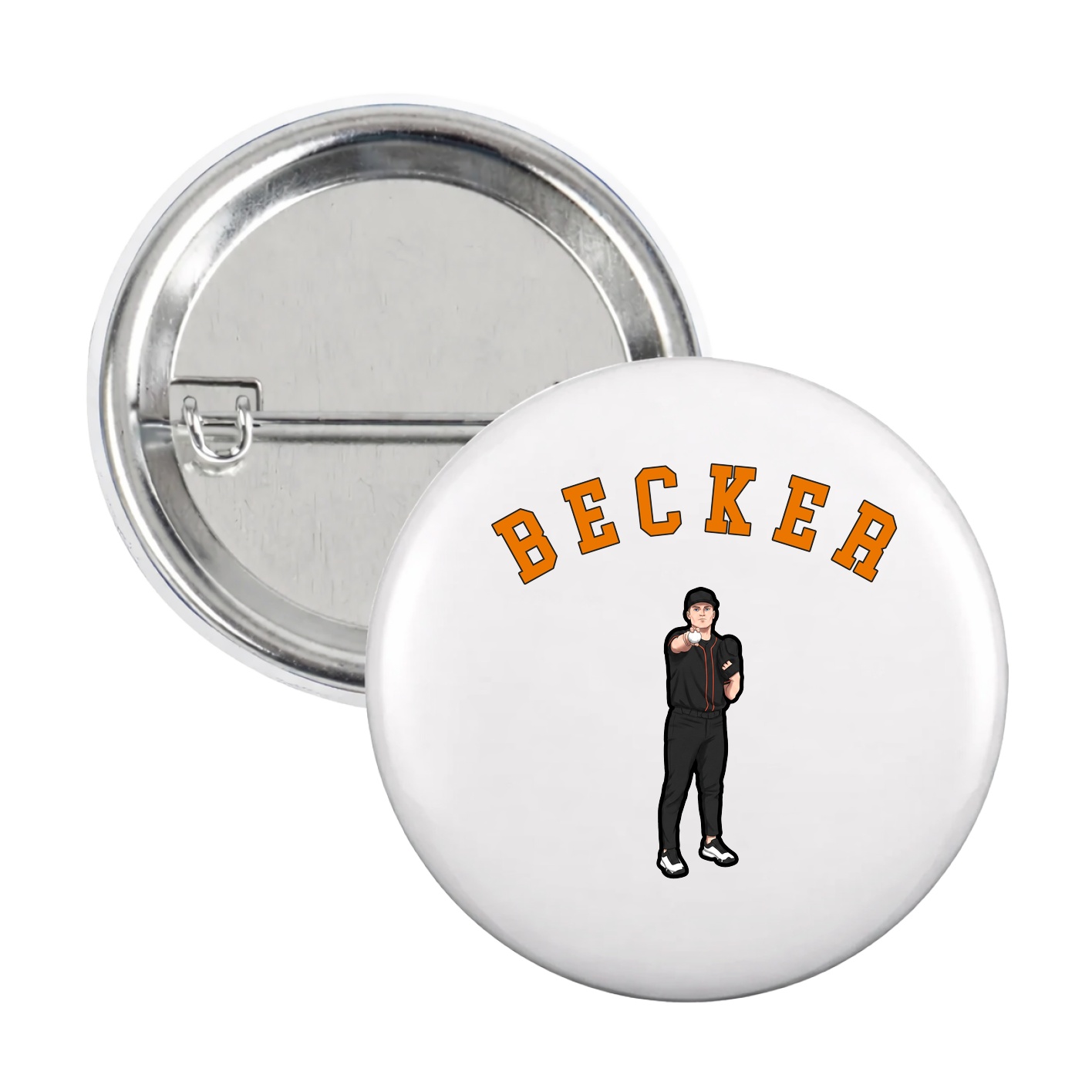 Game Day Button — Shirsey Arch in White
