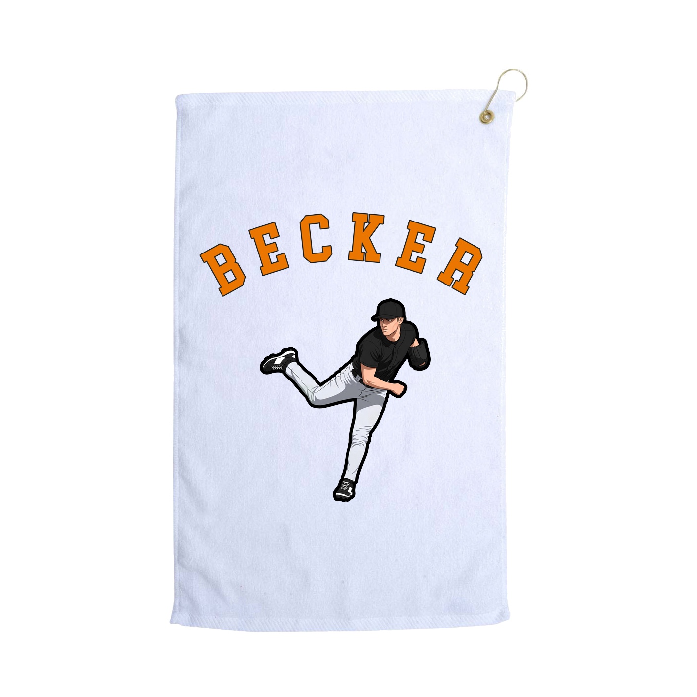 Golf Towel — Shirsey Arch in White